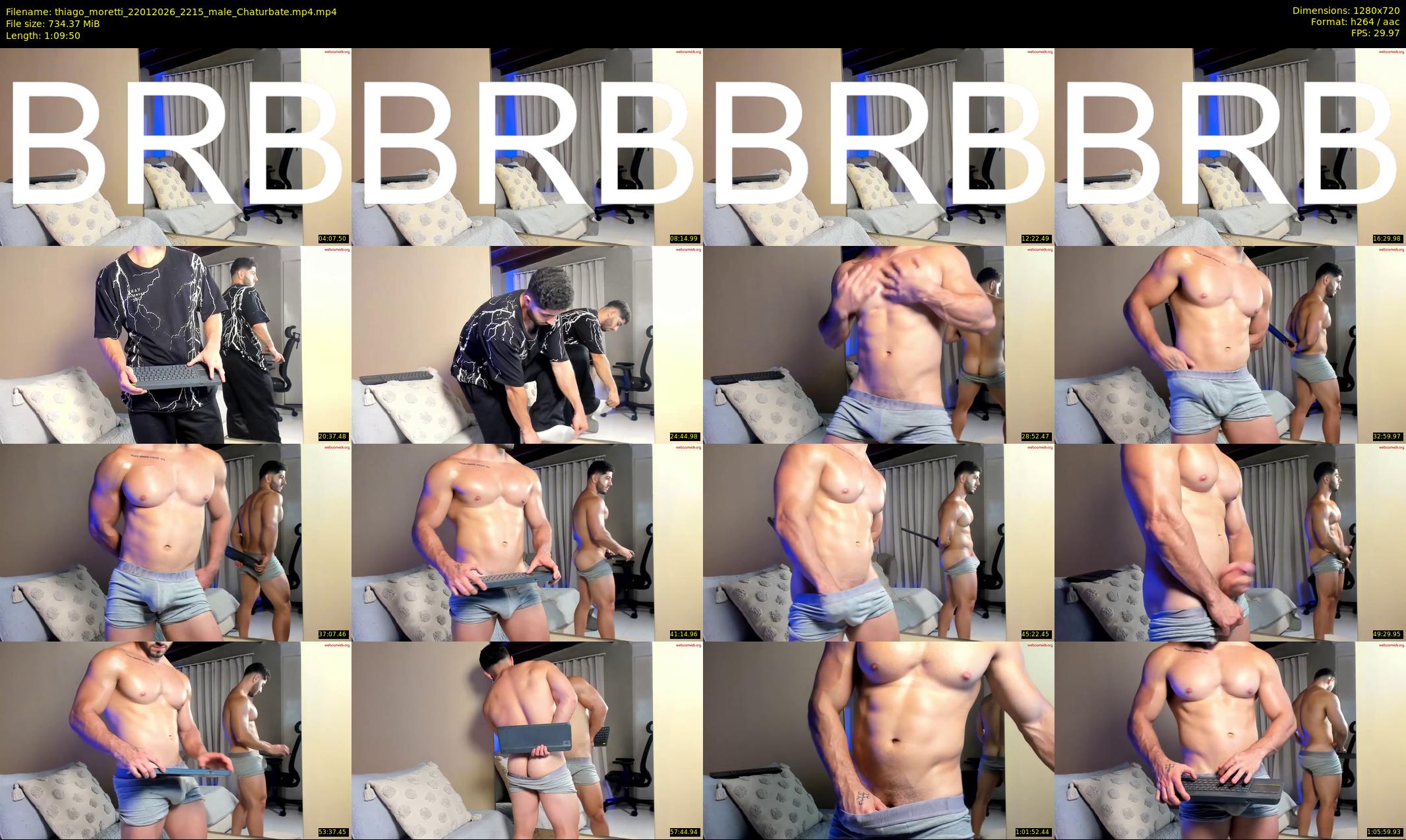 thiago_moretti — 70 minute Chaturbate male cam show recording, 720p, Jan 22, 2026