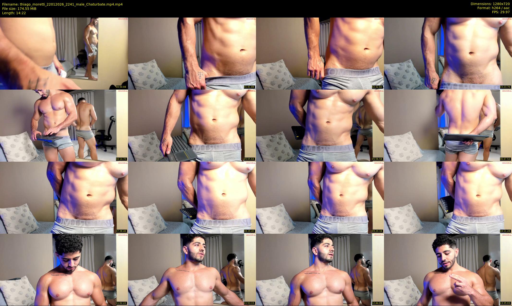 thiago_moretti — 15 minute Chaturbate male cam show recording, 720p, Jan 22, 2026
