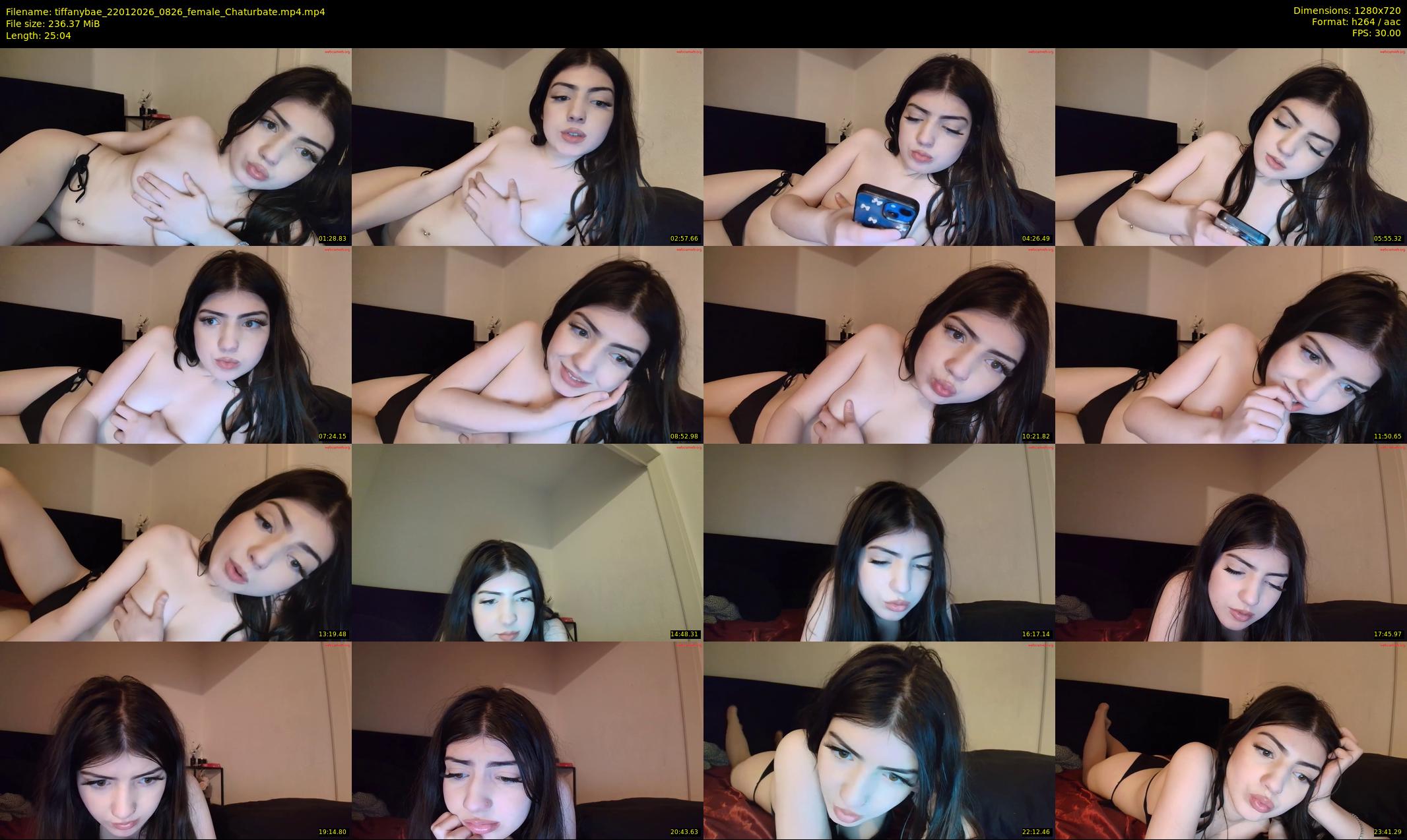 tiffanybae — 26 minute Chaturbate female cam show recording, 720p, Jan 22, 2026