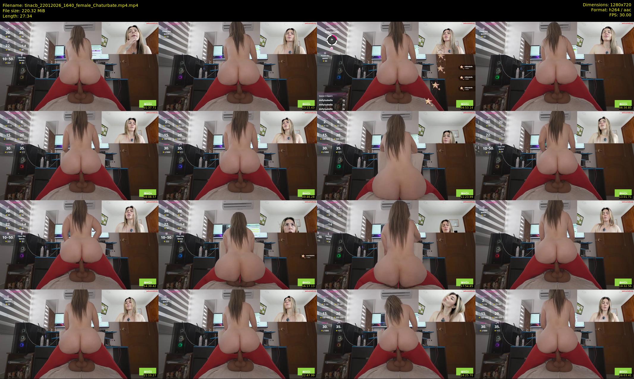 tinacb — 28 minute Chaturbate female cam show recording, 720p, Jan 22, 2026