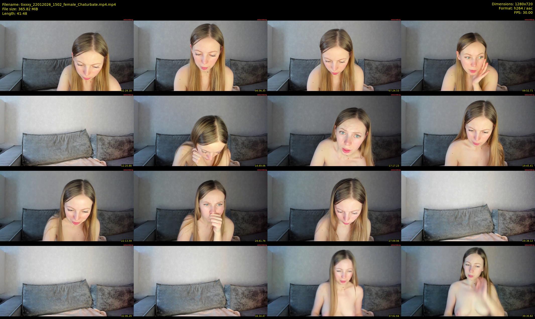 tixxxy — 42 minute Chaturbate female cam show recording, 720p, Jan 22, 2026