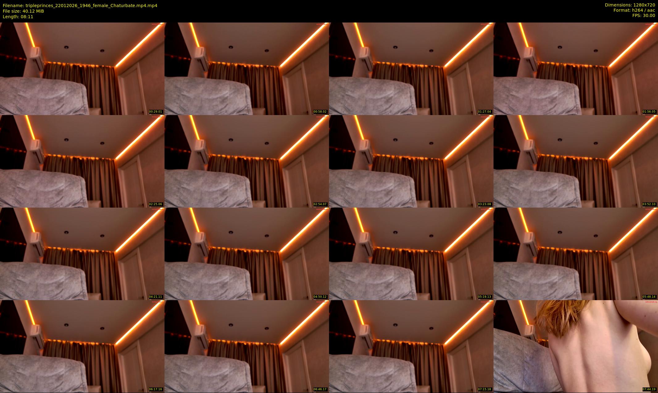 tripleprinces — 9 minute Chaturbate female cam show recording, 720p, Jan 22, 2026