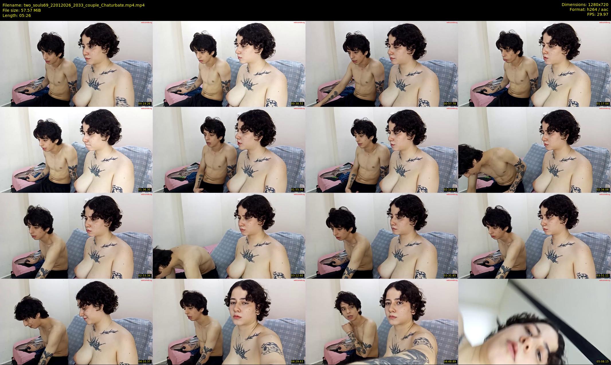 two_souls69 — 6 minute Chaturbate couple cam show recording, 720p, Jan 22, 2026