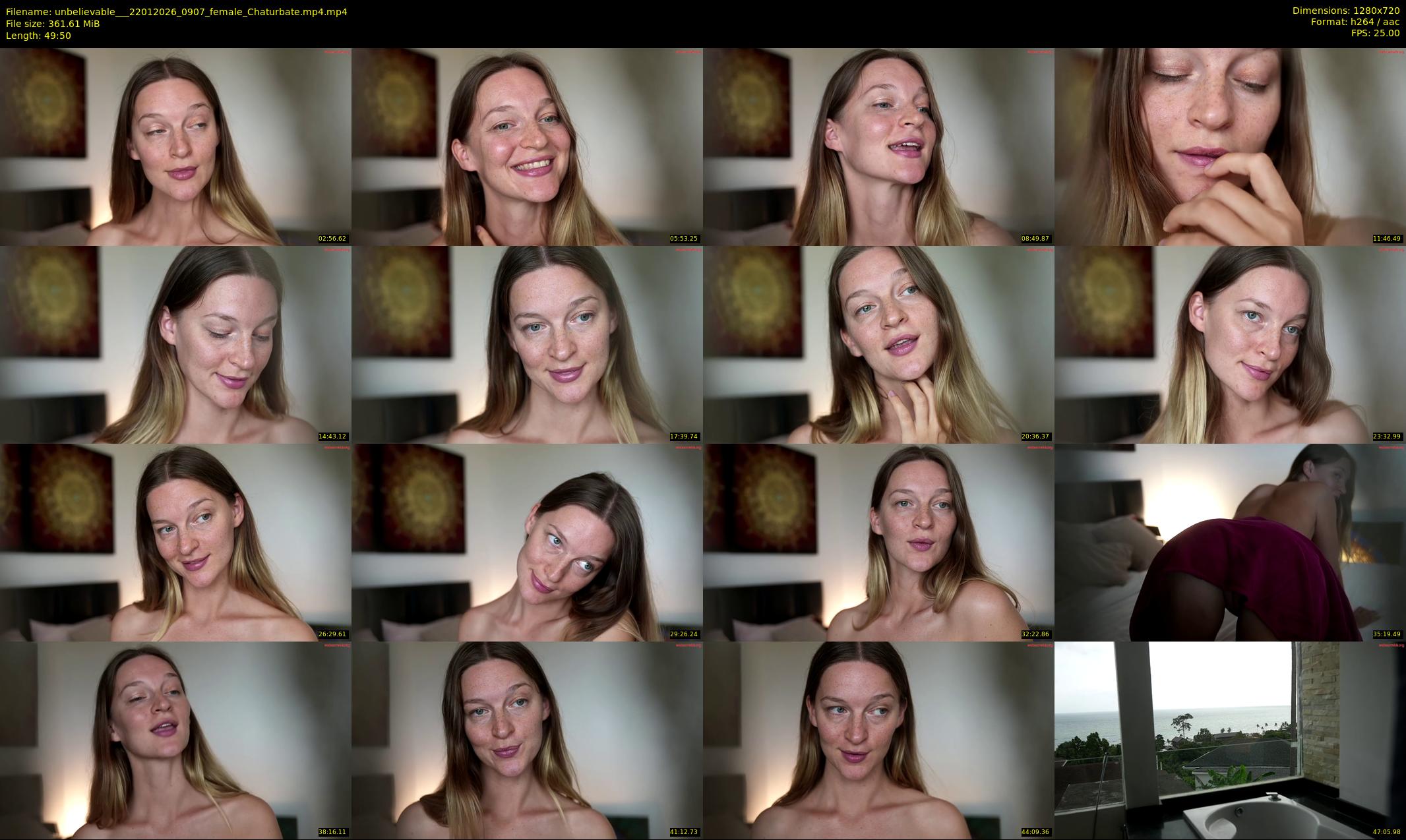 unbelievable__ — 50 minute Chaturbate female cam show recording, 720p, Jan 22, 2026