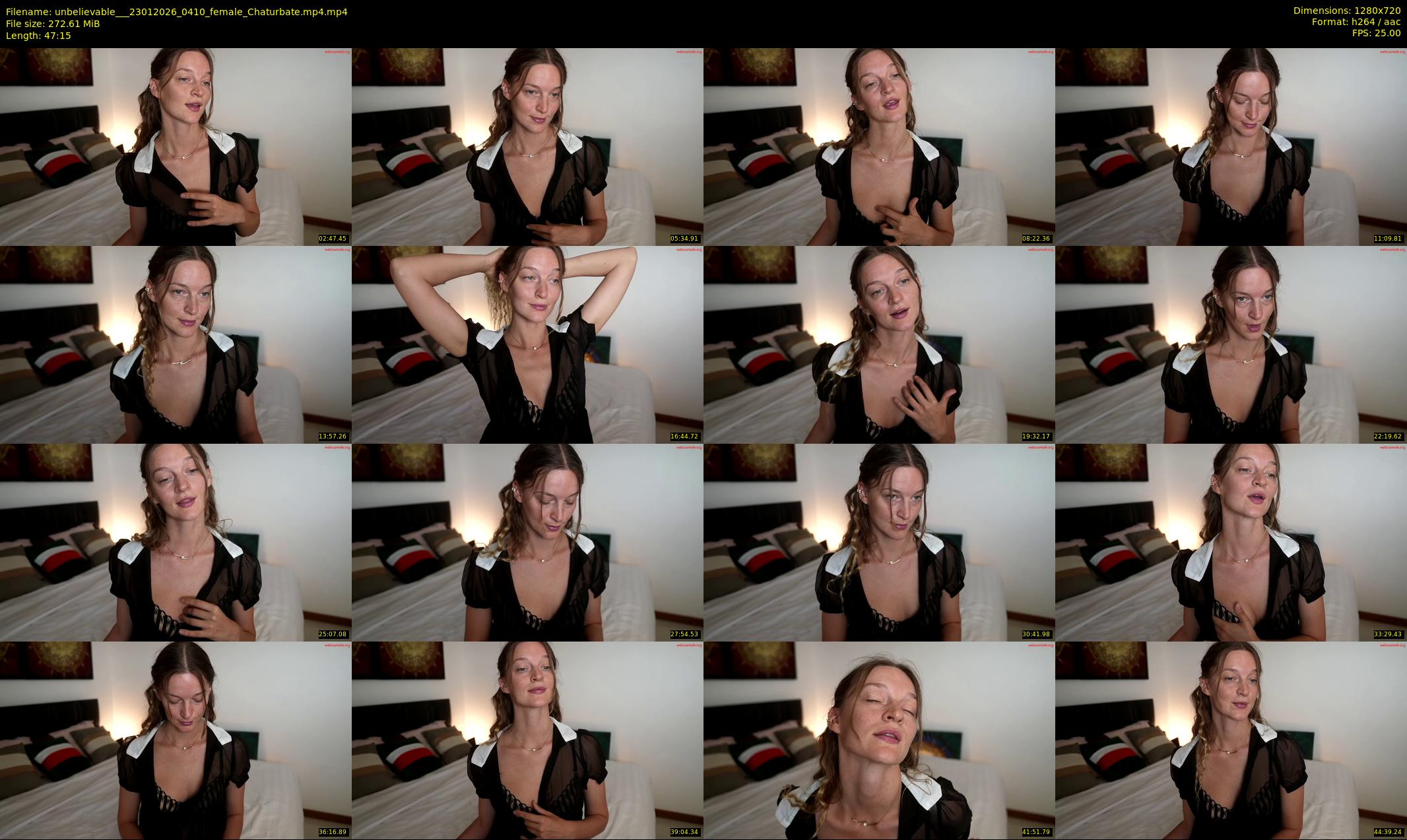 unbelievable__ — 48 minute Chaturbate female cam show recording, 720p, Jan 23, 2026