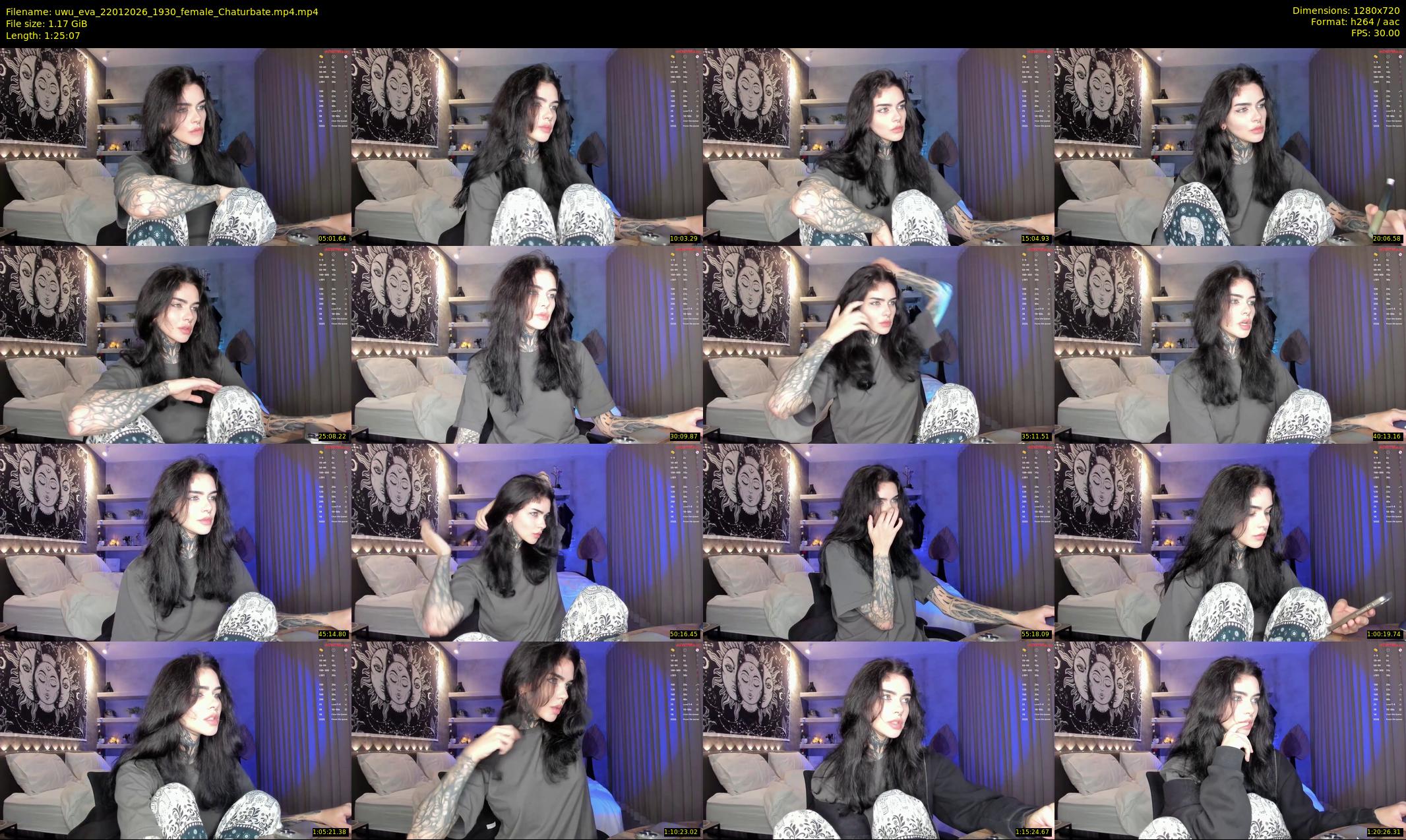 uwu_eva — 86 minute Chaturbate female cam show recording, 720p, Jan 22, 2026