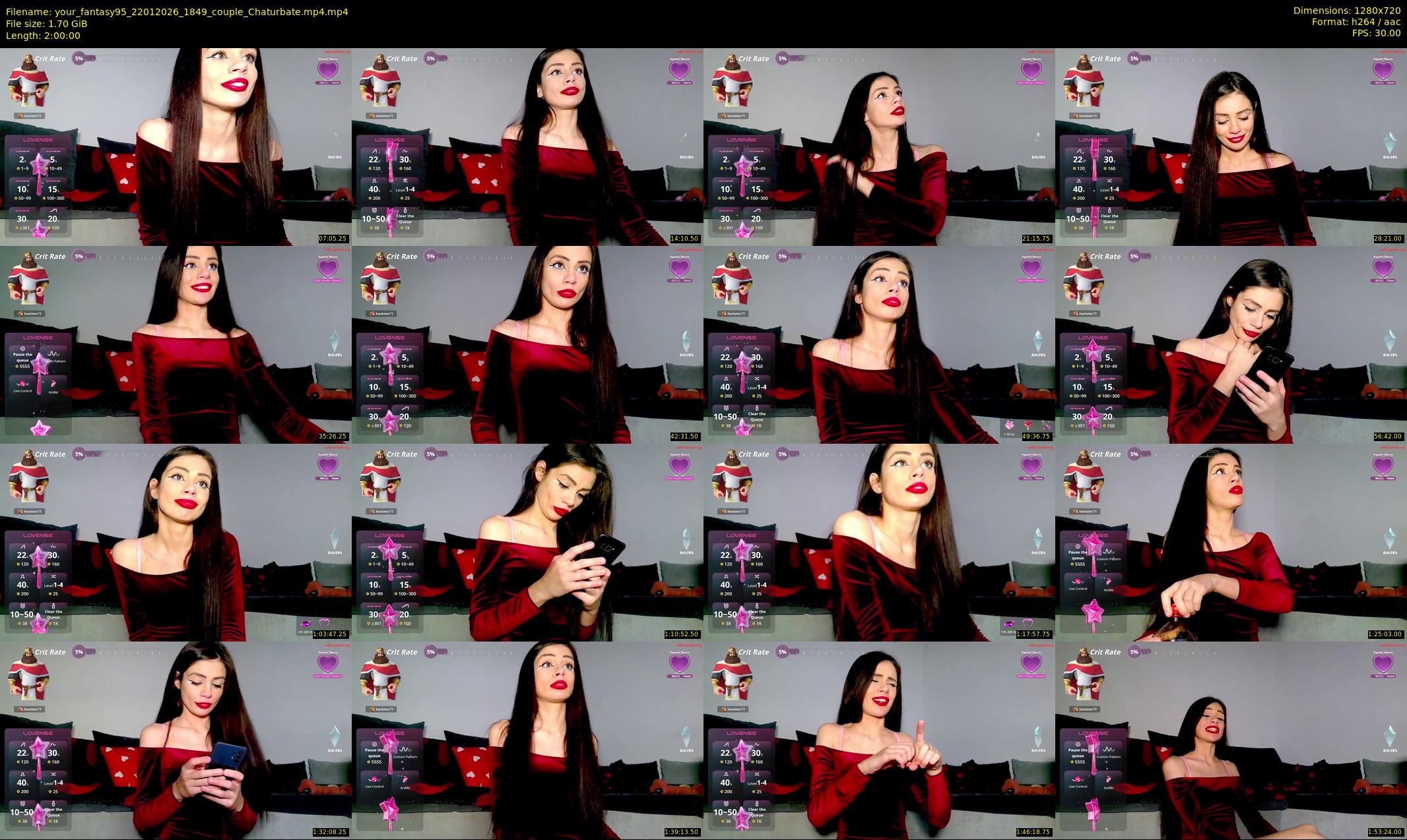 your_fantasy95 — 120 minute Chaturbate couple cam show recording, 720p, Jan 22, 2026