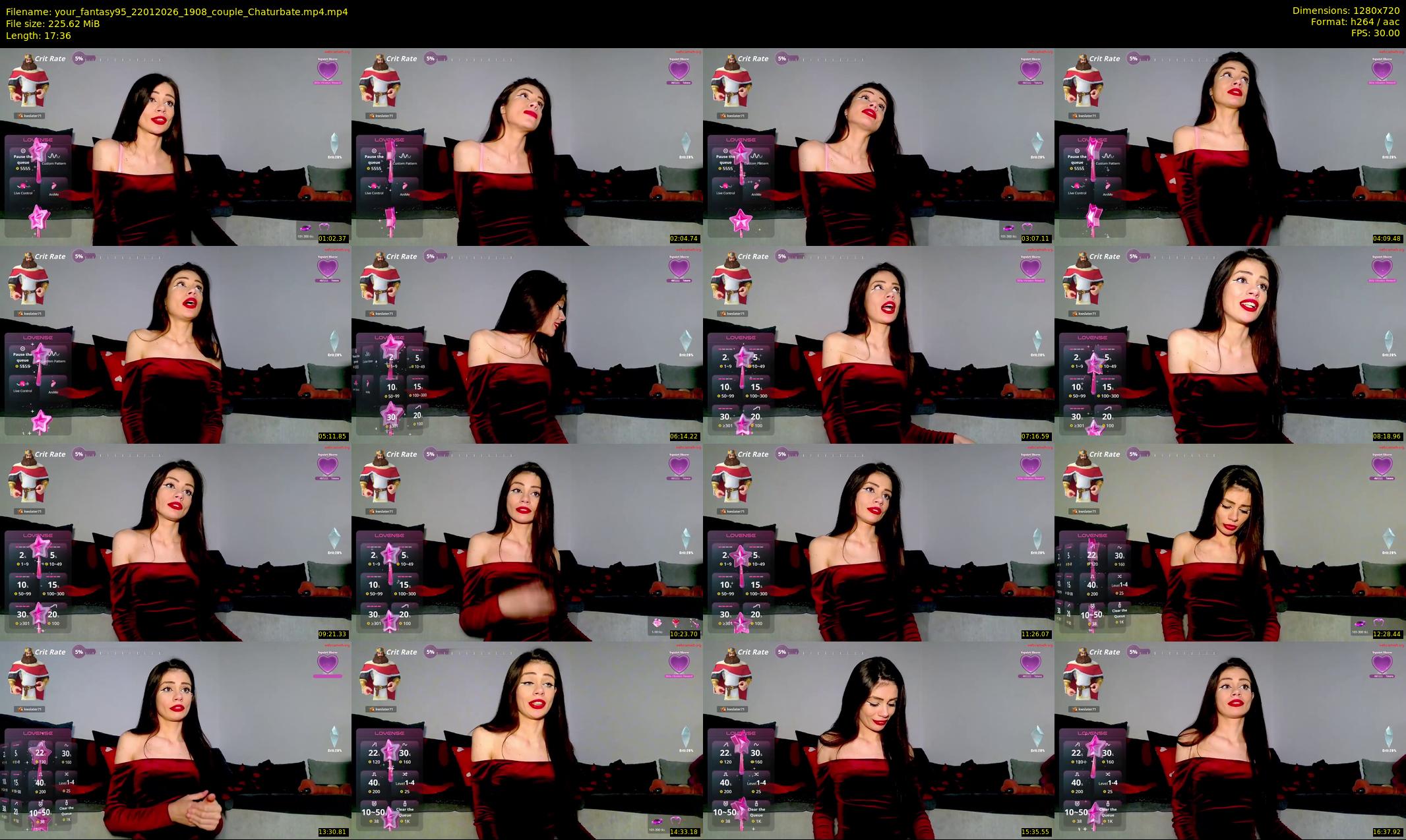 your_fantasy95 — 18 minute Chaturbate couple cam show recording, 720p, Jan 22, 2026
