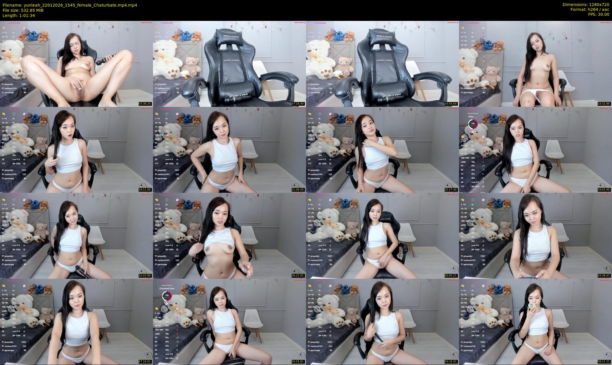 yunleah — 62 minute Chaturbate female cam show recording, 720p, Jan 22, 2026