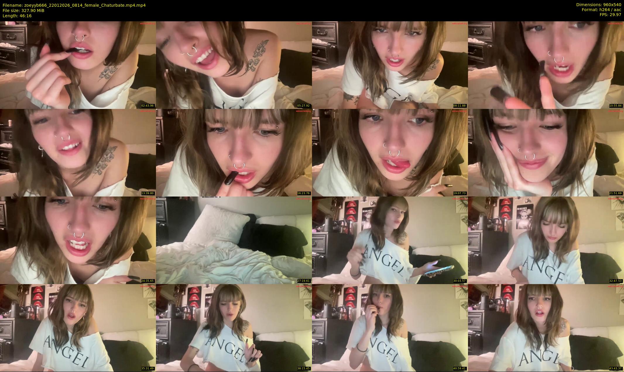zoeyyb666 — 47 minute Chaturbate female cam show recording, 480p, Jan 22, 2026