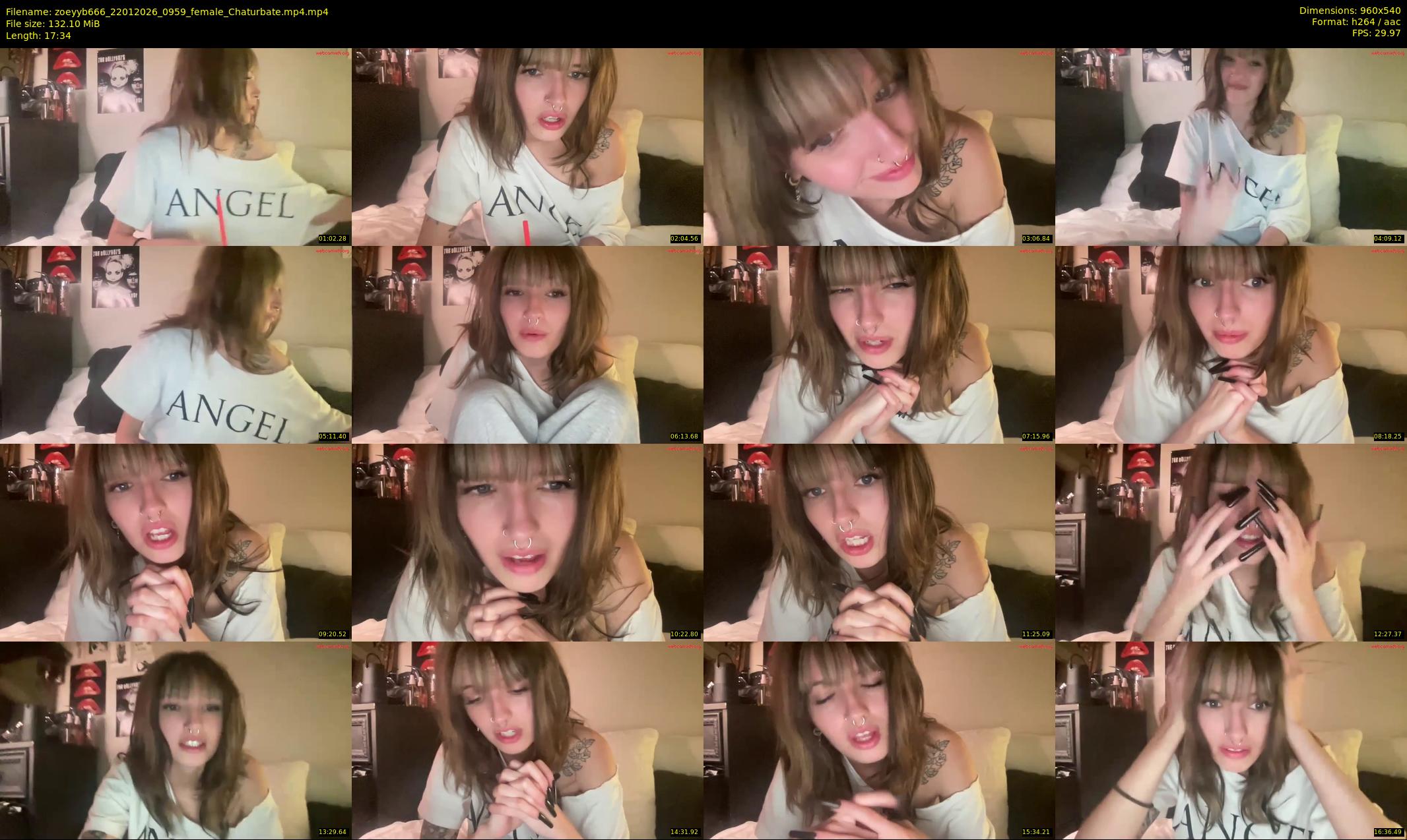zoeyyb666 — 18 minute Chaturbate female cam show recording, 480p, Jan 22, 2026