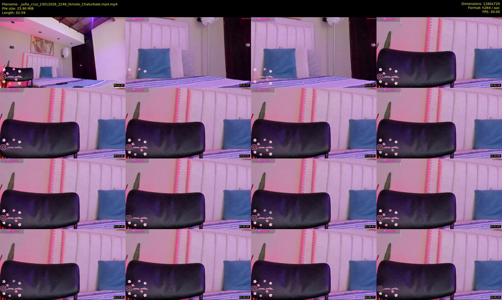 _sofia_cruz — 3 minute Chaturbate female cam show recording, 720p, Jan 23, 2026