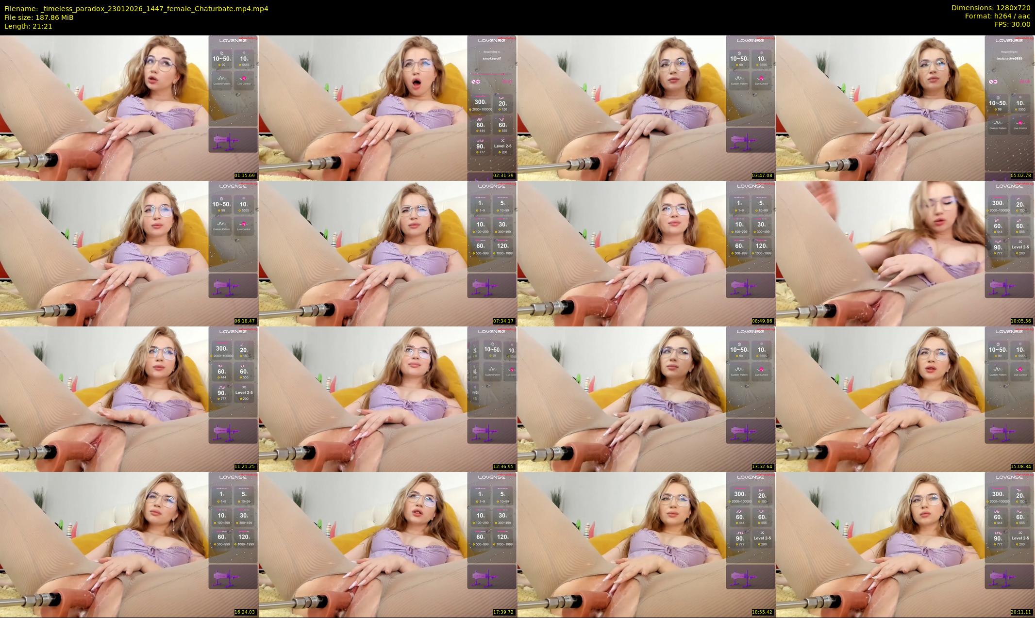 _timeless_paradox — 22 minute Chaturbate female cam show recording, 720p, Jan 23, 2026