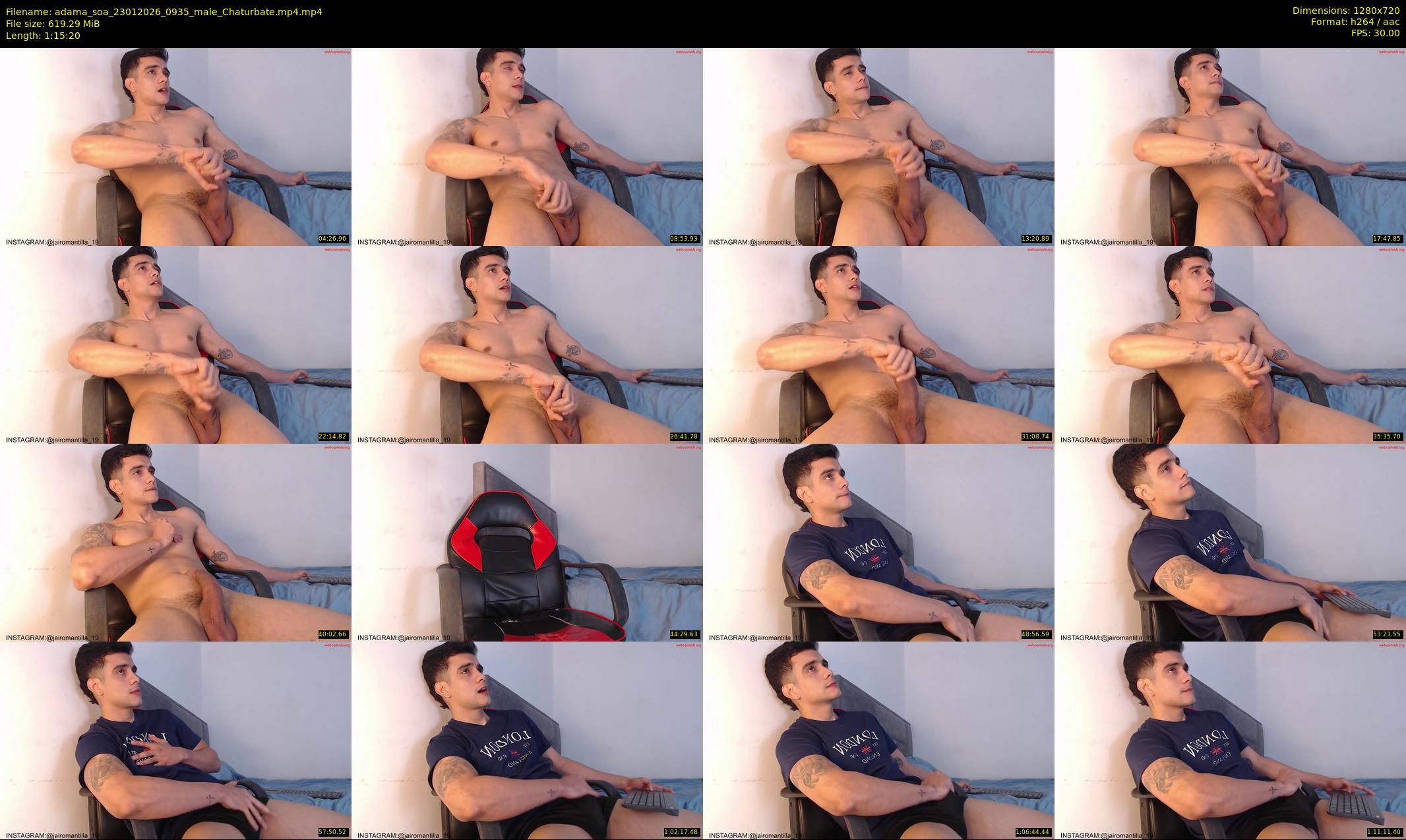 adama_soa — 76 minute Chaturbate male cam show recording, 720p, Jan 23, 2026
