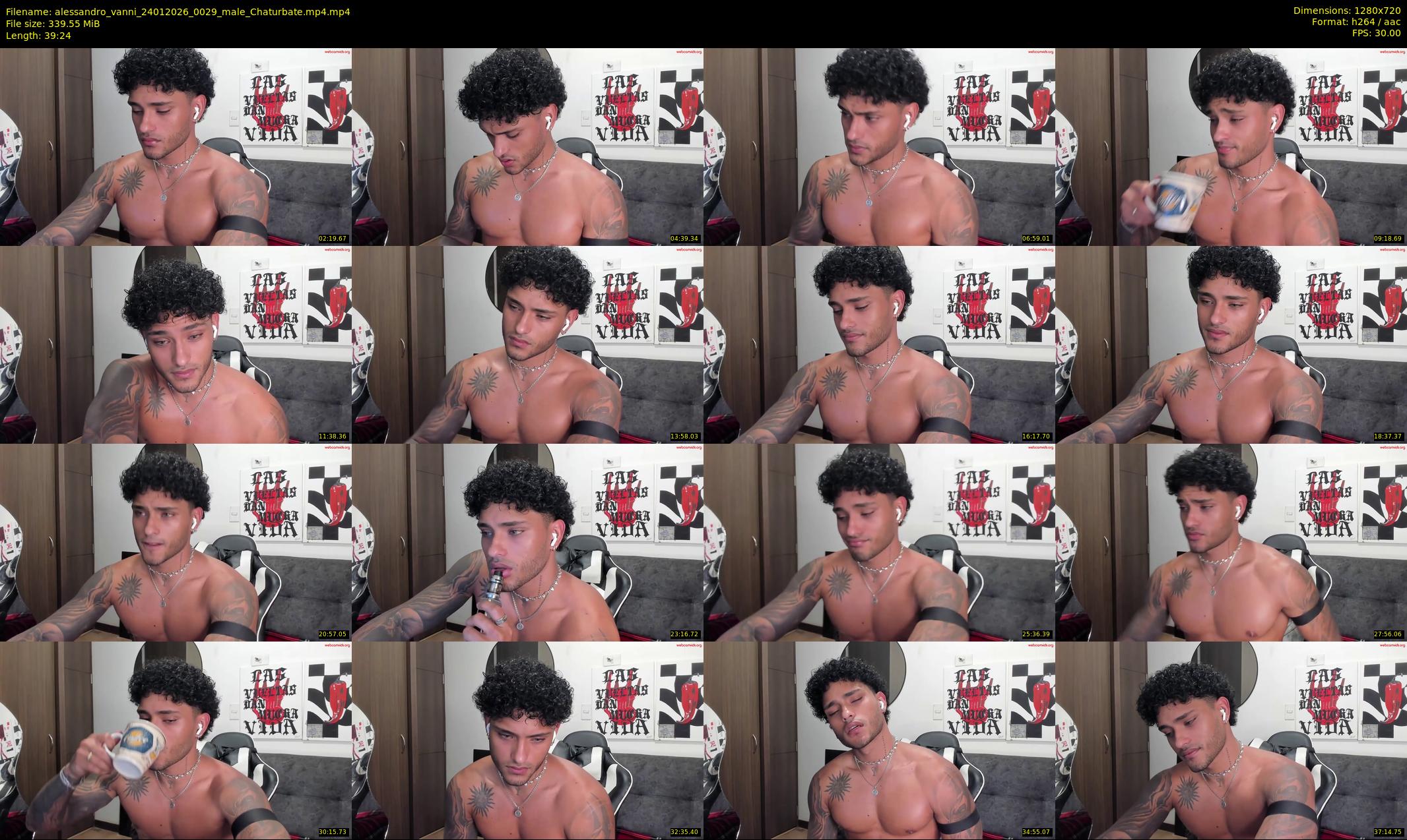 alessandro_vanni — 40 minute Chaturbate male cam show recording, 720p, Jan 24, 2026