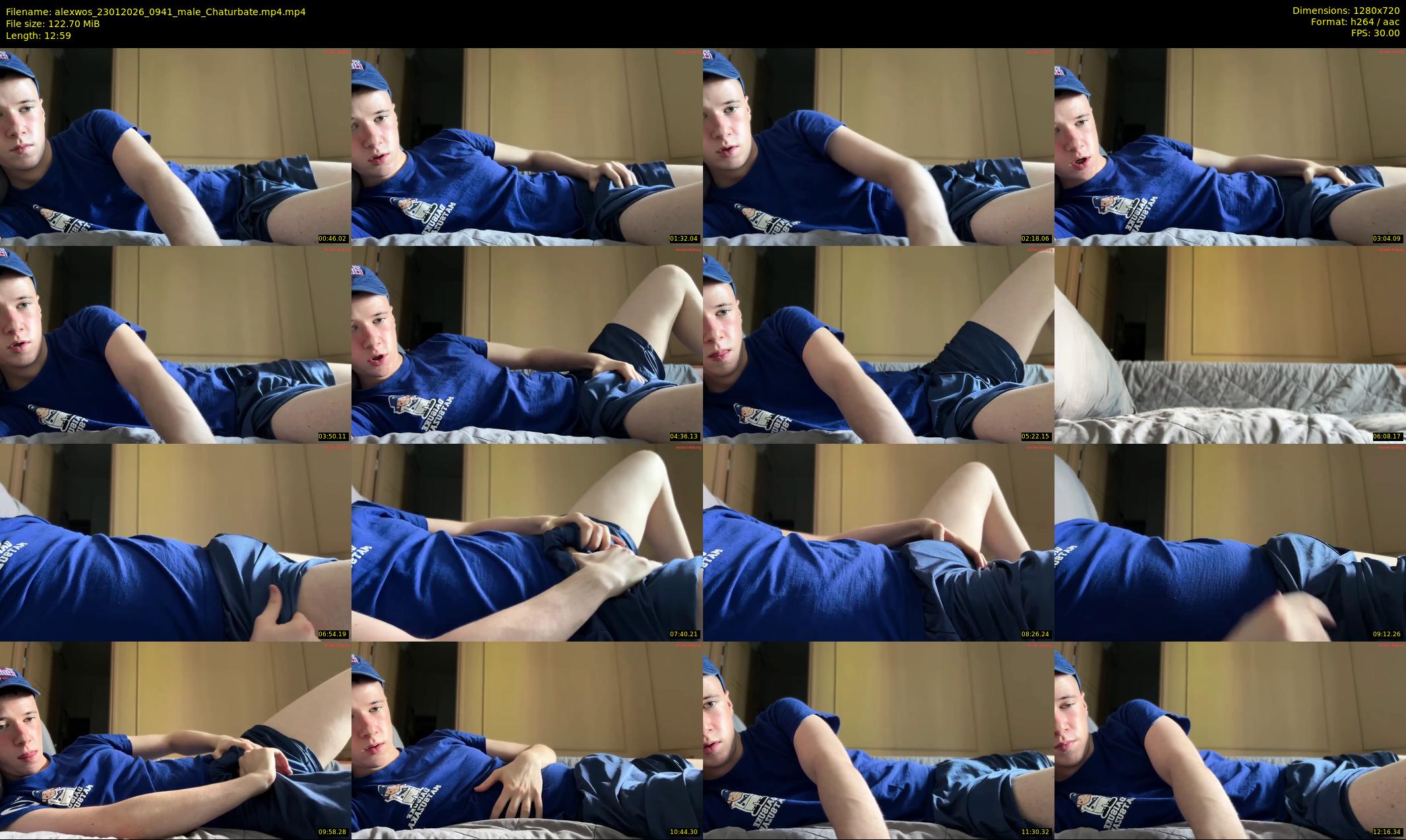 alexwos — 13 minute Chaturbate male cam show recording, 720p, Jan 23, 2026