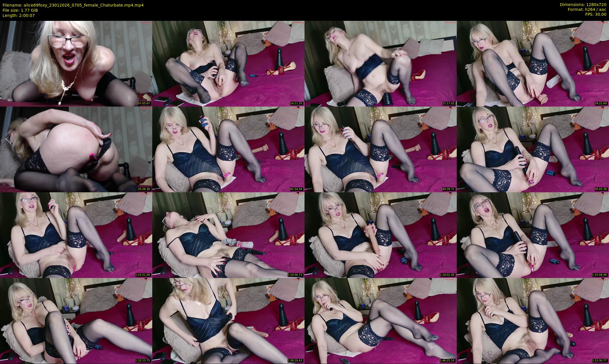 alice69foxy — 121 minute Chaturbate female cam show recording, 720p, Jan 23, 2026