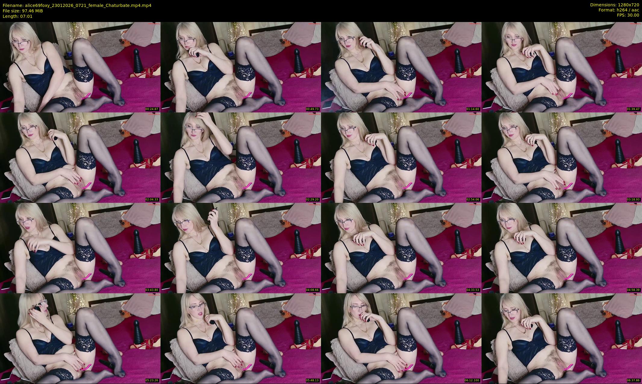 alice69foxy — 8 minute Chaturbate female cam show recording, 720p, Jan 23, 2026