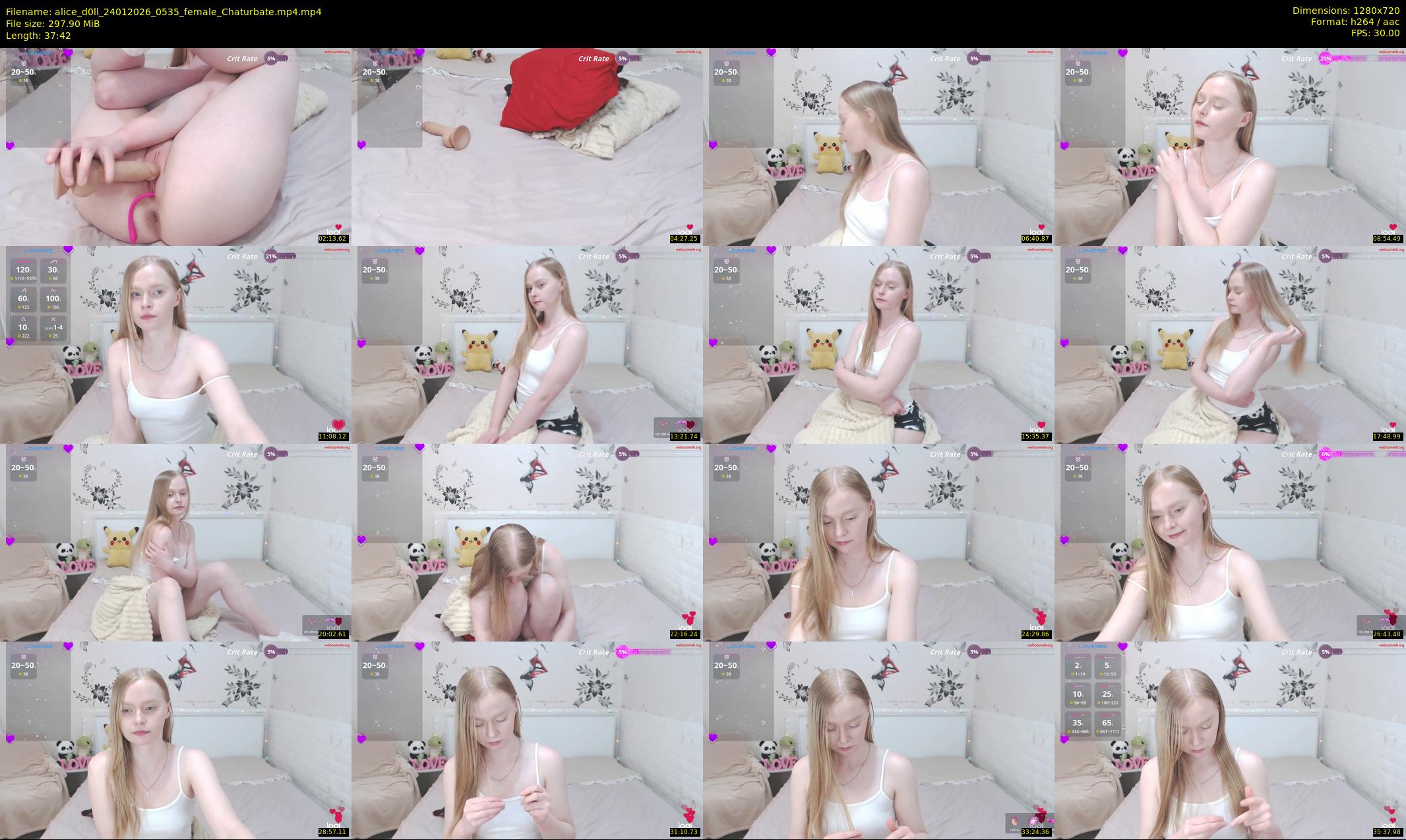 alice_d0ll — 38 minute Chaturbate female cam show recording, 720p, Jan 24, 2026