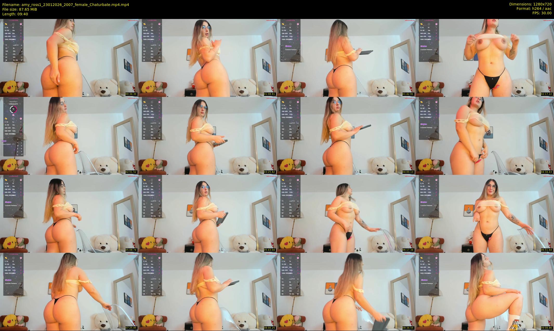 amy_ross1 — 10 minute Chaturbate female cam show recording, 720p, Jan 23, 2026