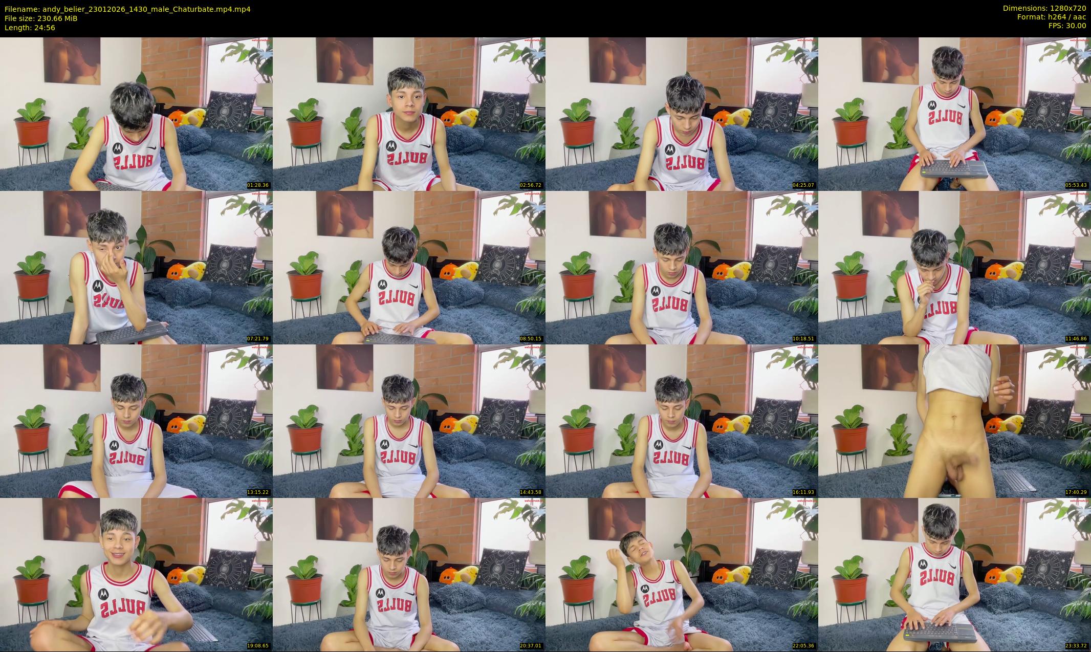 andy_belier — 25 minute Chaturbate male cam show recording, 720p, Jan 23, 2026