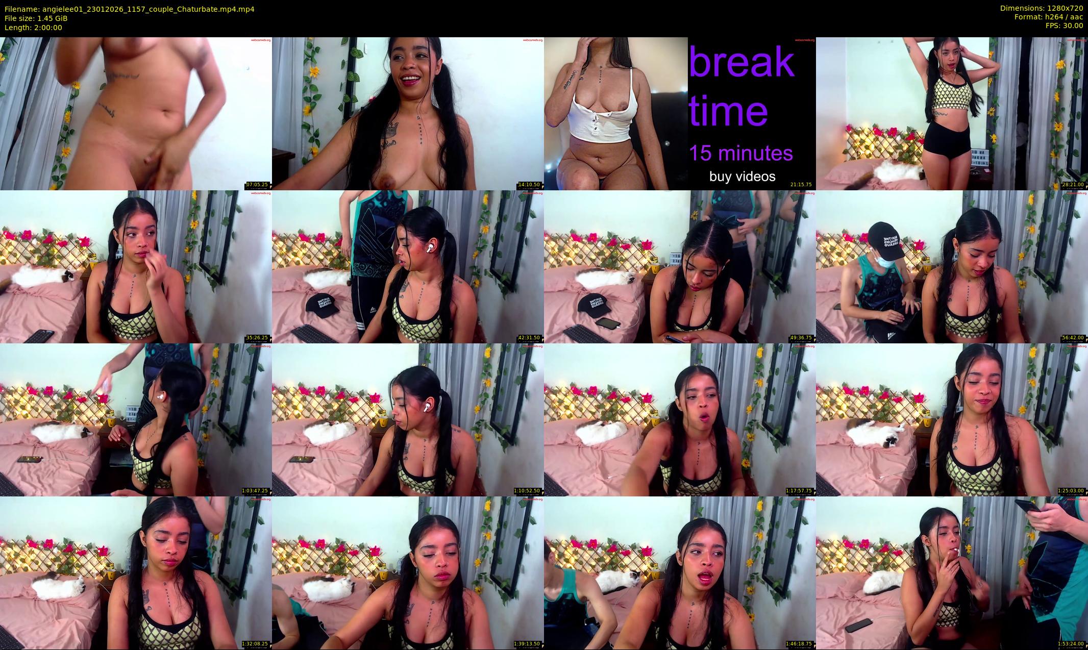 angielee01 — 120 minute Chaturbate couple cam show recording, 720p, Jan 23, 2026