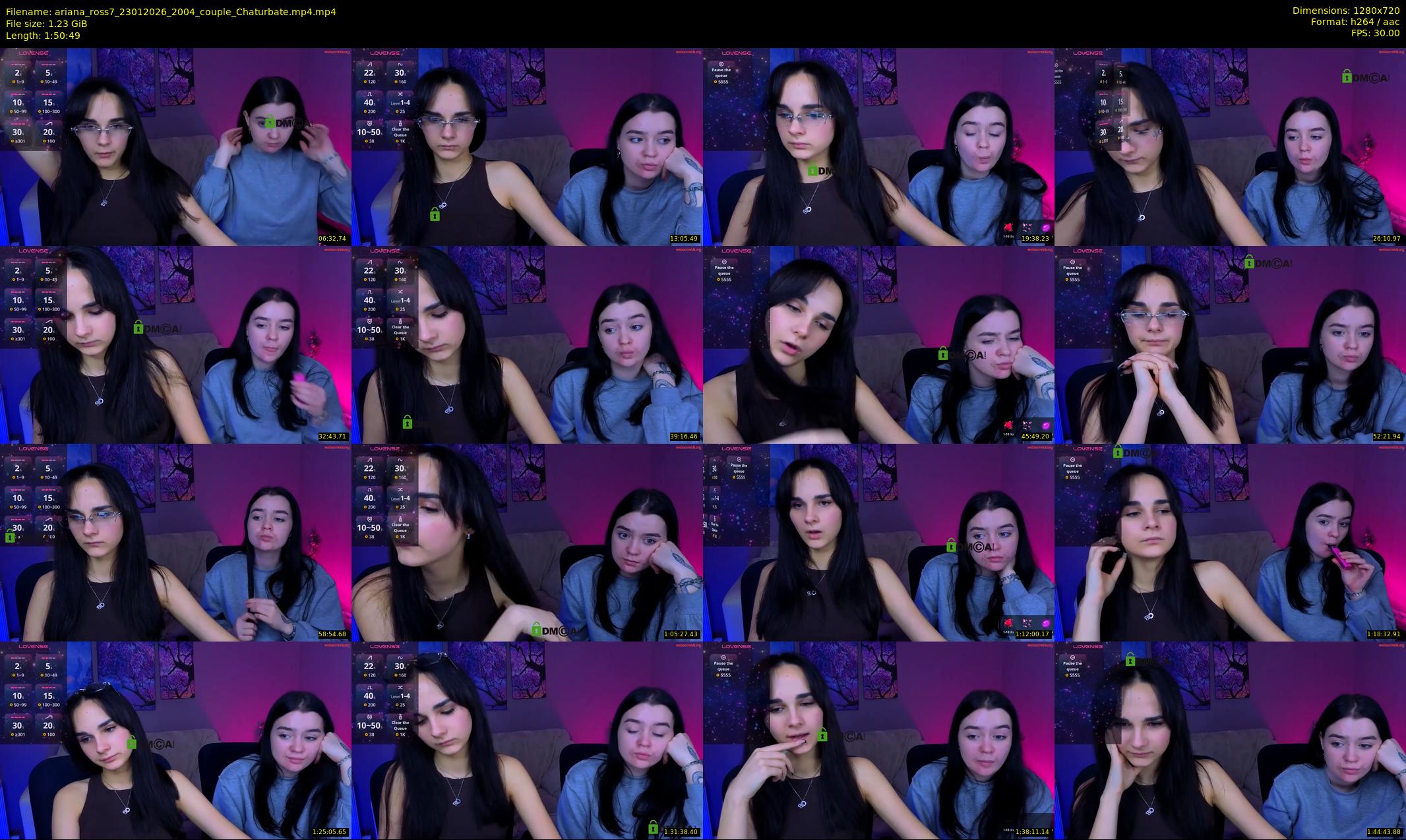 ariana_ross7 — 111 minute Chaturbate couple cam show recording, 720p, Jan 23, 2026