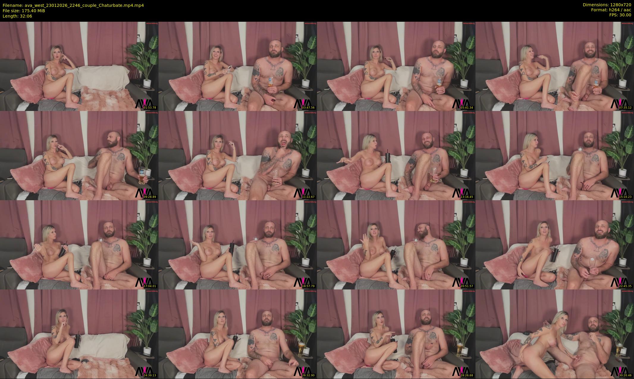 ava_west — 33 minute Chaturbate couple cam show recording, 720p, Jan 23, 2026