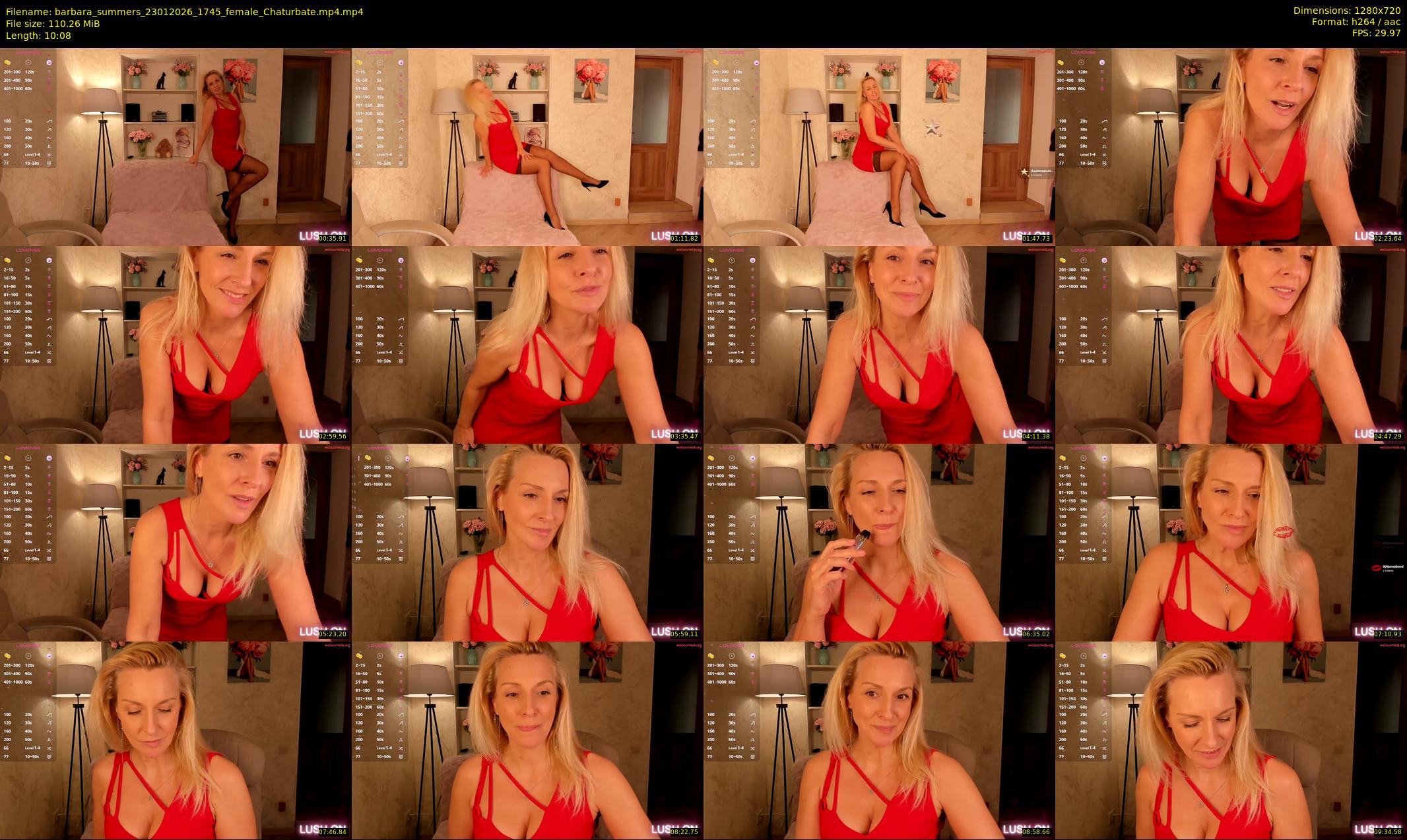 barbara_summers — 11 minute Chaturbate female cam show recording, 720p, Jan 23, 2026