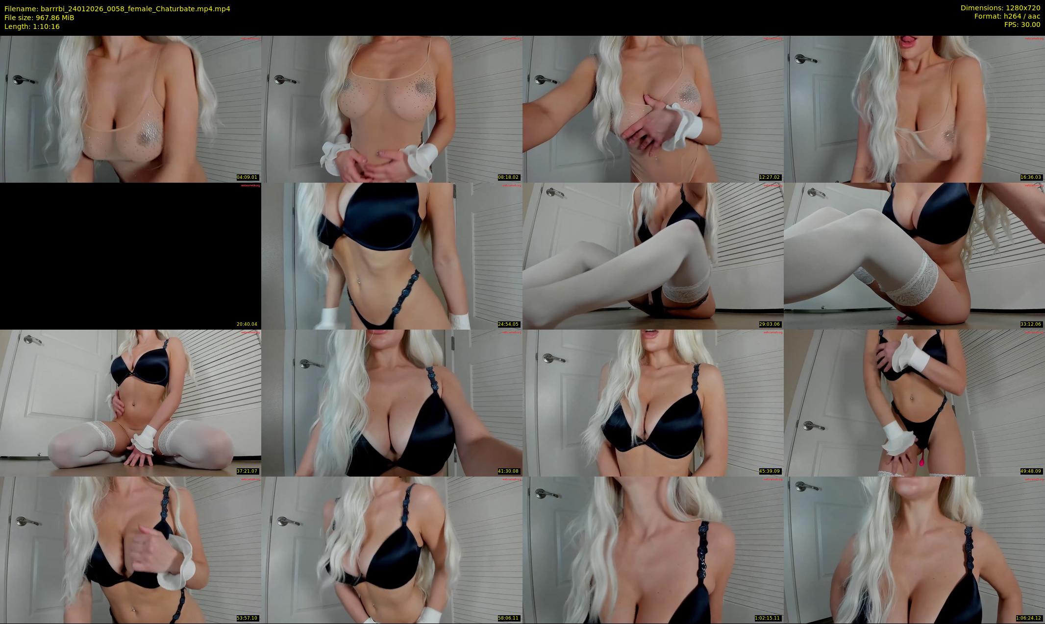 barrrbi — 71 minute Chaturbate female cam show recording, 720p, Jan 24, 2026