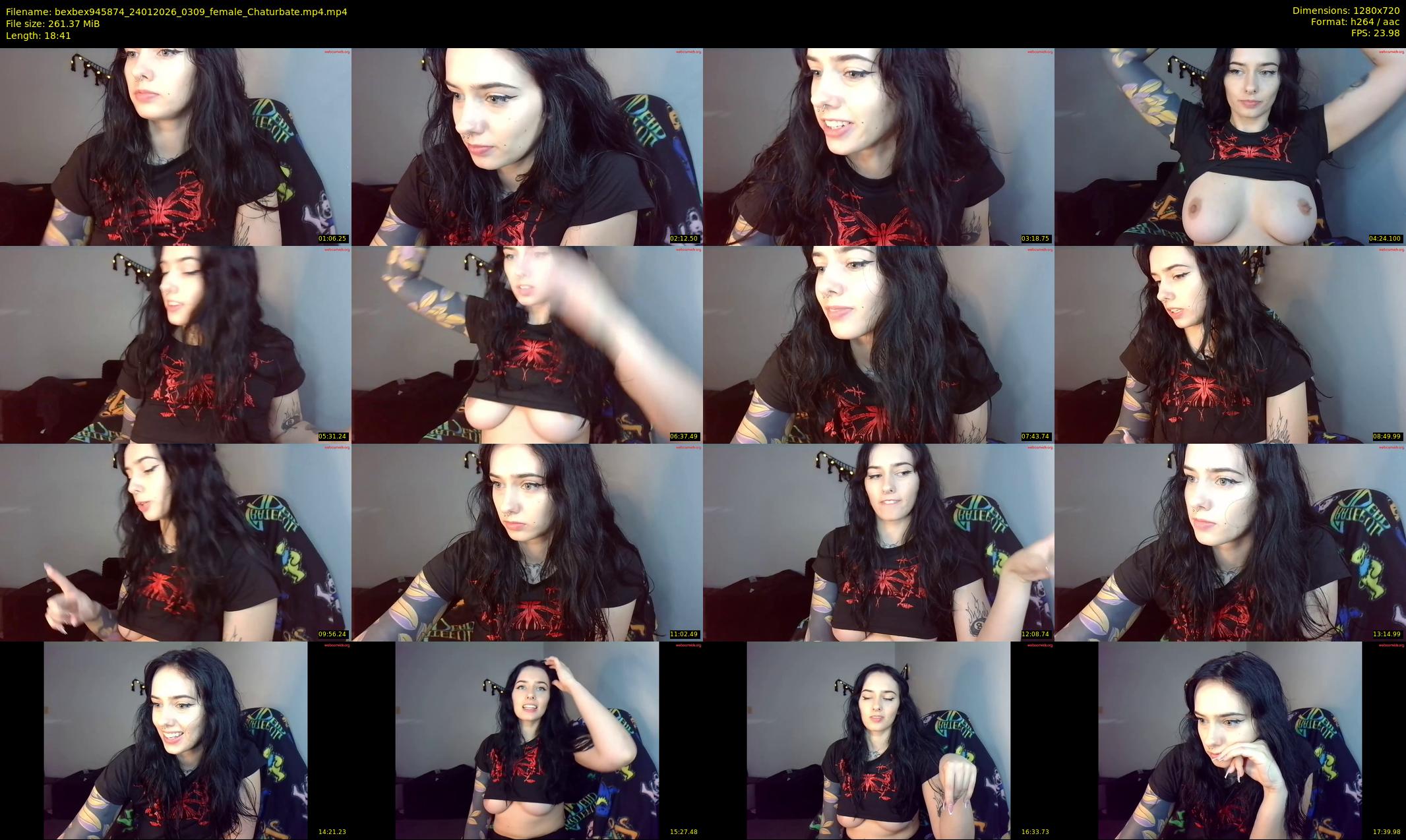 bexbex945874 — 19 minute Chaturbate female cam show recording, 720p, Jan 24, 2026
