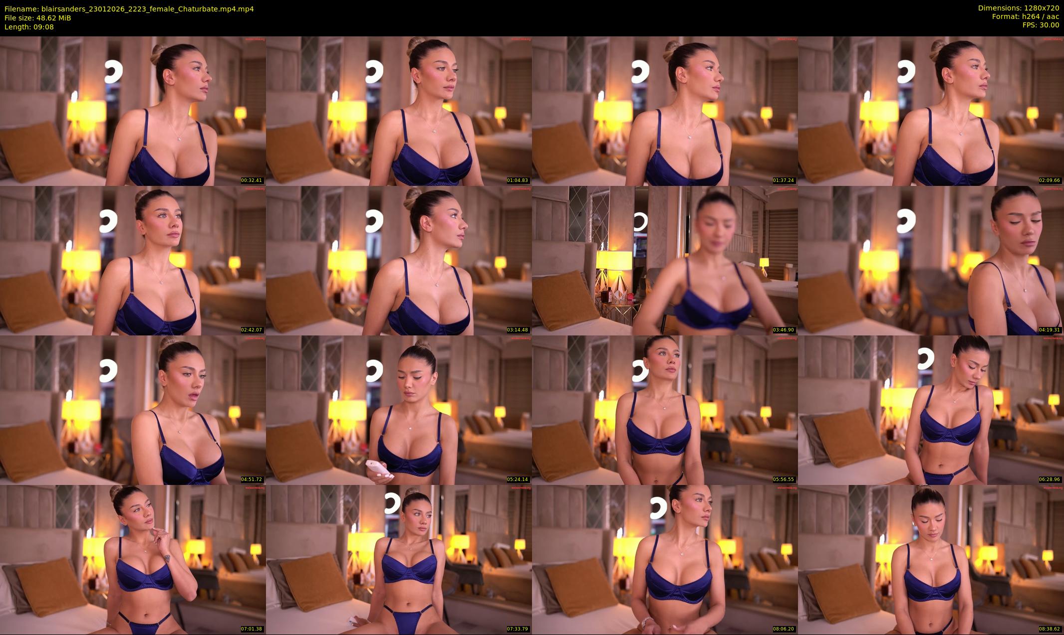 blairsanders — 10 minute Chaturbate female cam show recording, 720p, Jan 23, 2026