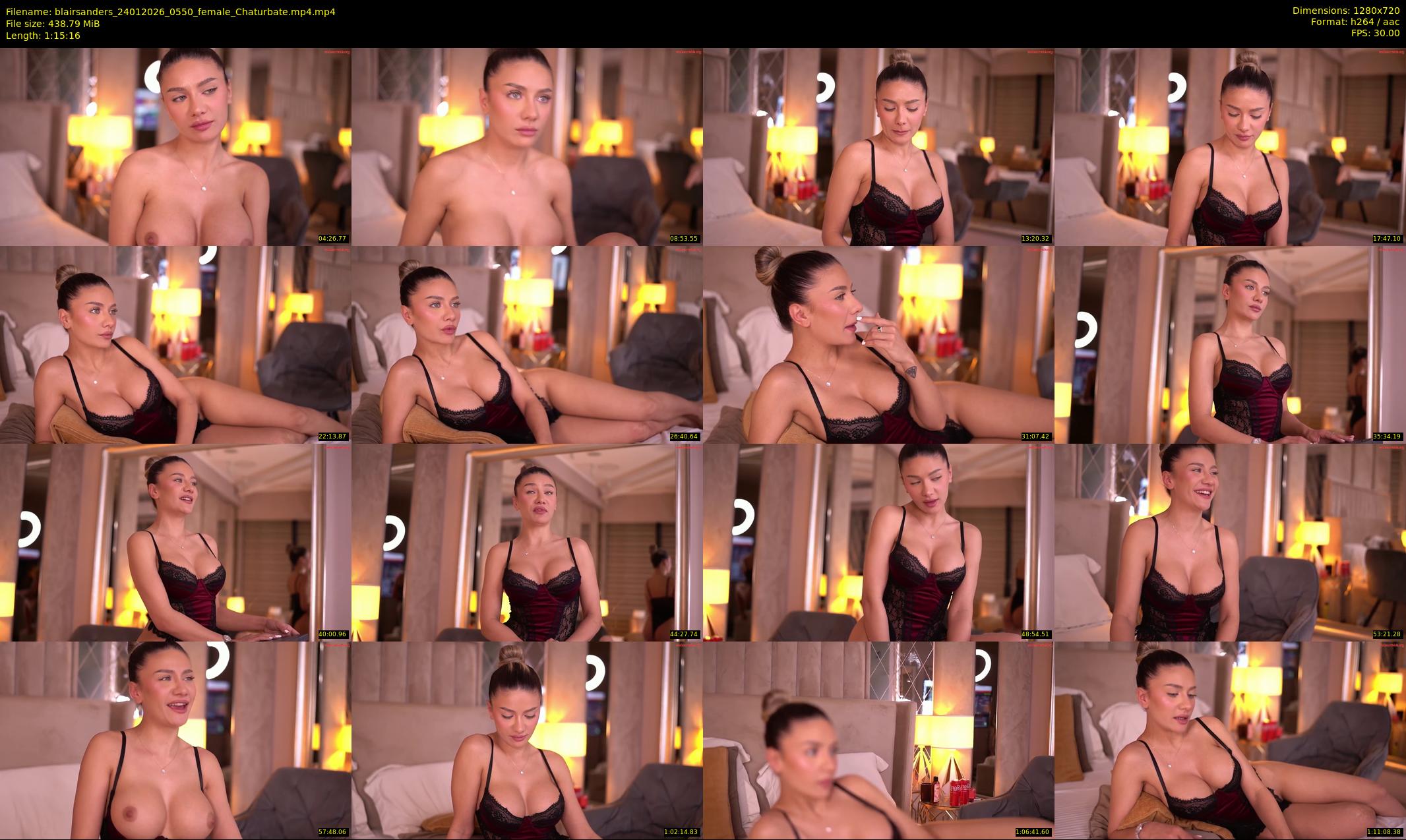 blairsanders — 76 minute Chaturbate female cam show recording, 720p, Jan 24, 2026