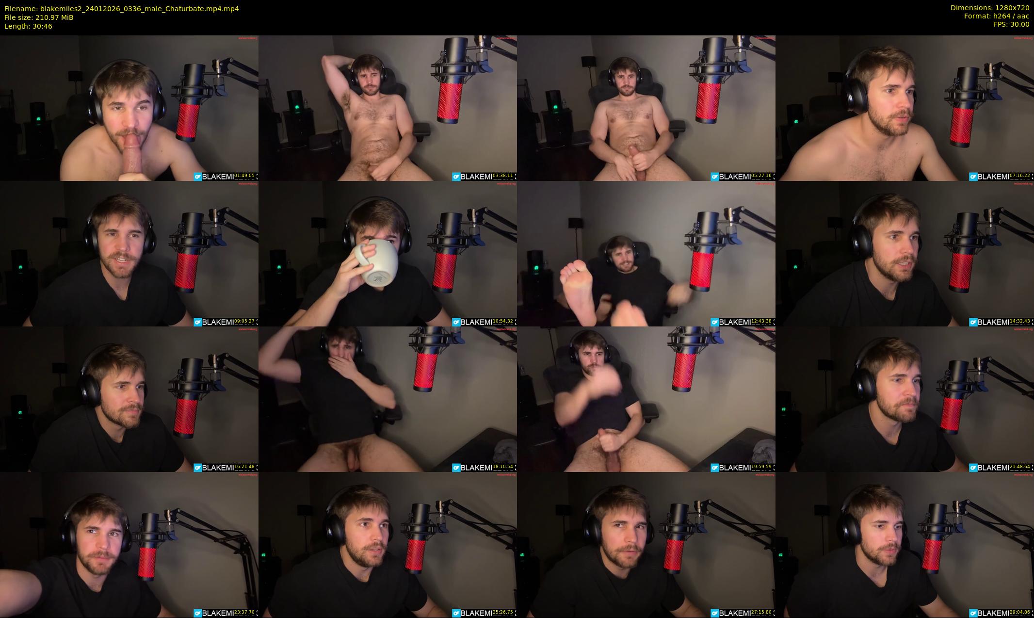 blakemiles2 — 31 minute Chaturbate male cam show recording, 720p, Jan 24, 2026