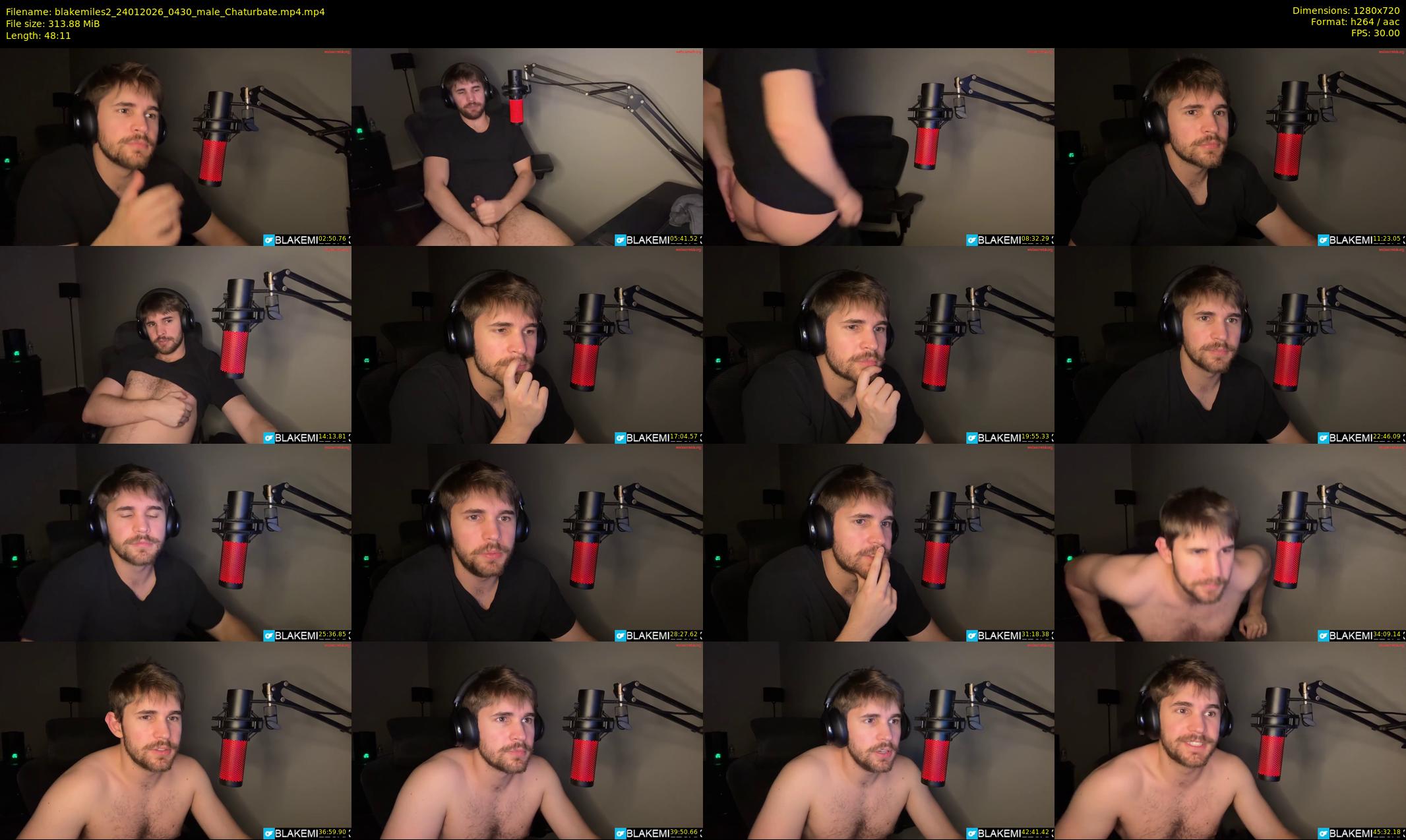 blakemiles2 — 49 minute Chaturbate male cam show recording, 720p, Jan 24, 2026