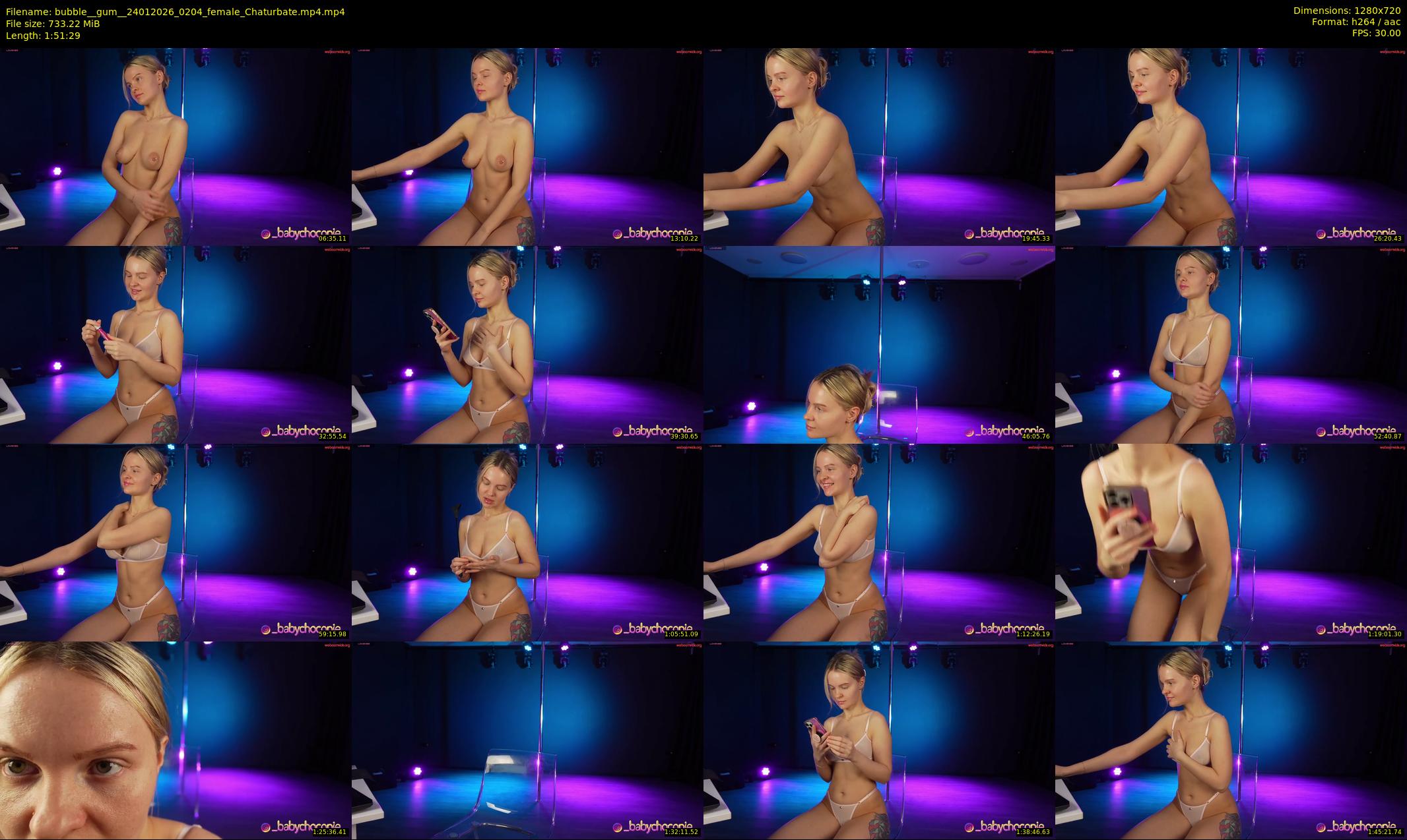 bubble__gum_ — 112 minute Chaturbate female cam show recording, 720p, Jan 24, 2026
