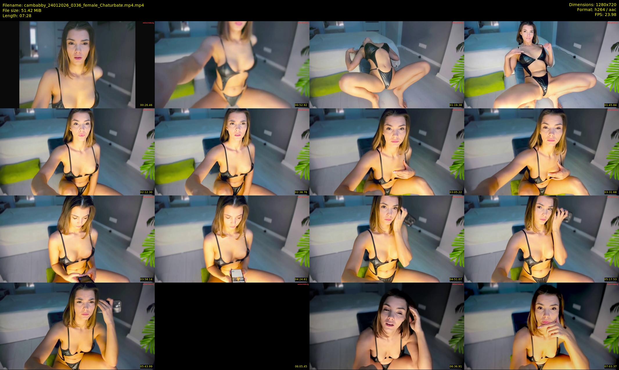 cambabby — 8 minute Chaturbate female cam show recording, 720p, Jan 24, 2026