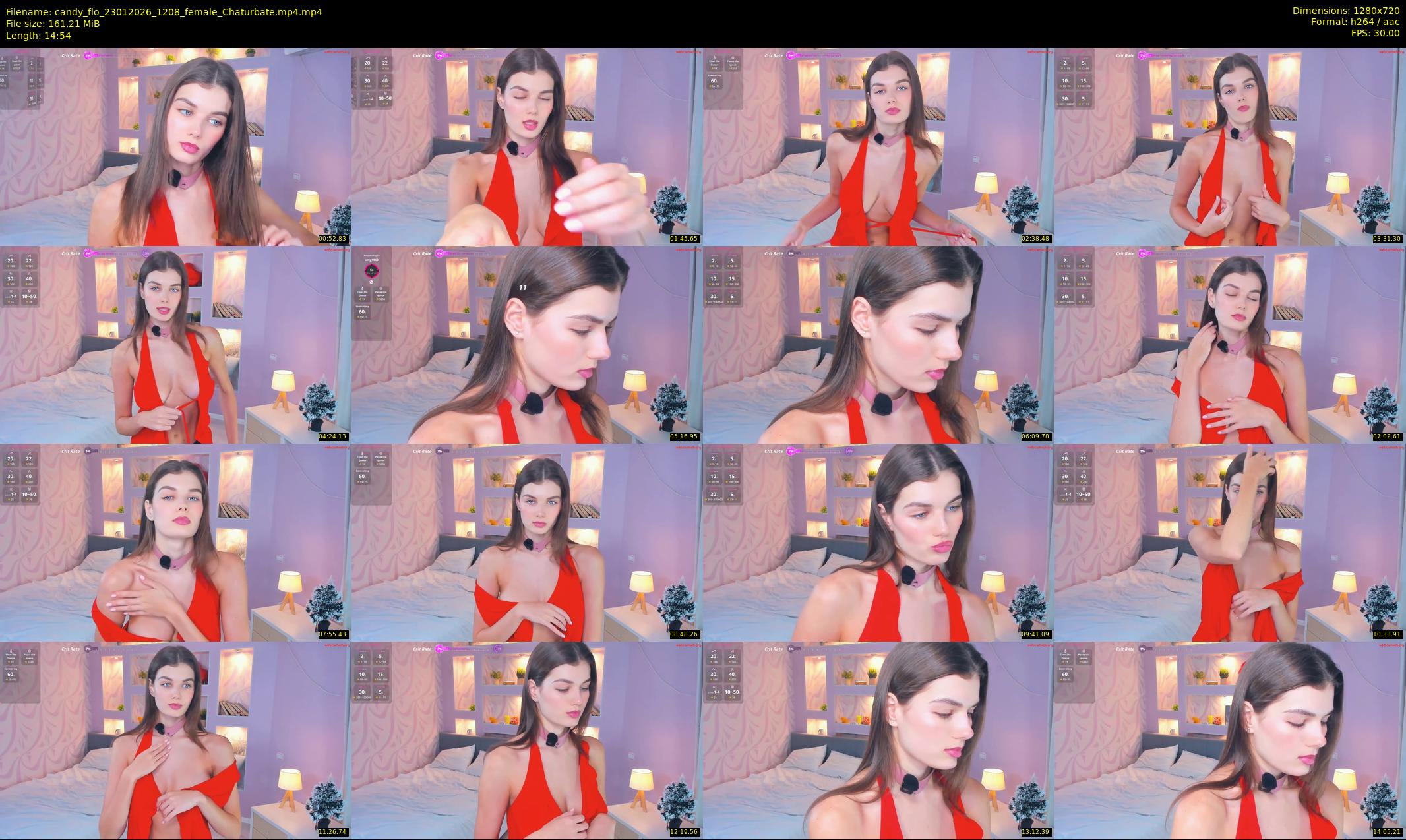 candy_flo — 15 minute Chaturbate female cam show recording, 720p, Jan 23, 2026