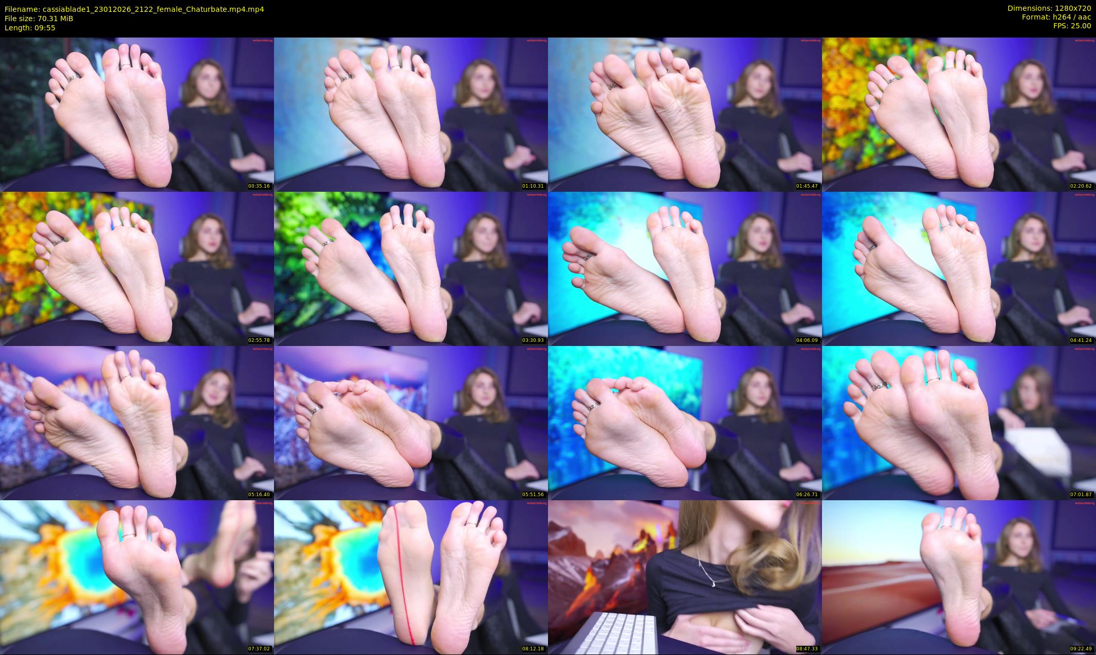 cassiablade1 — 10 minute Chaturbate female cam show recording, 720p, Jan 23, 2026