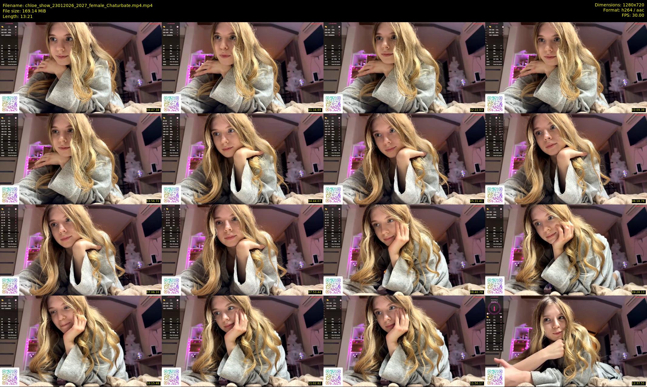 chloe_show — 14 minute Chaturbate female cam show recording, 720p, Jan 23, 2026