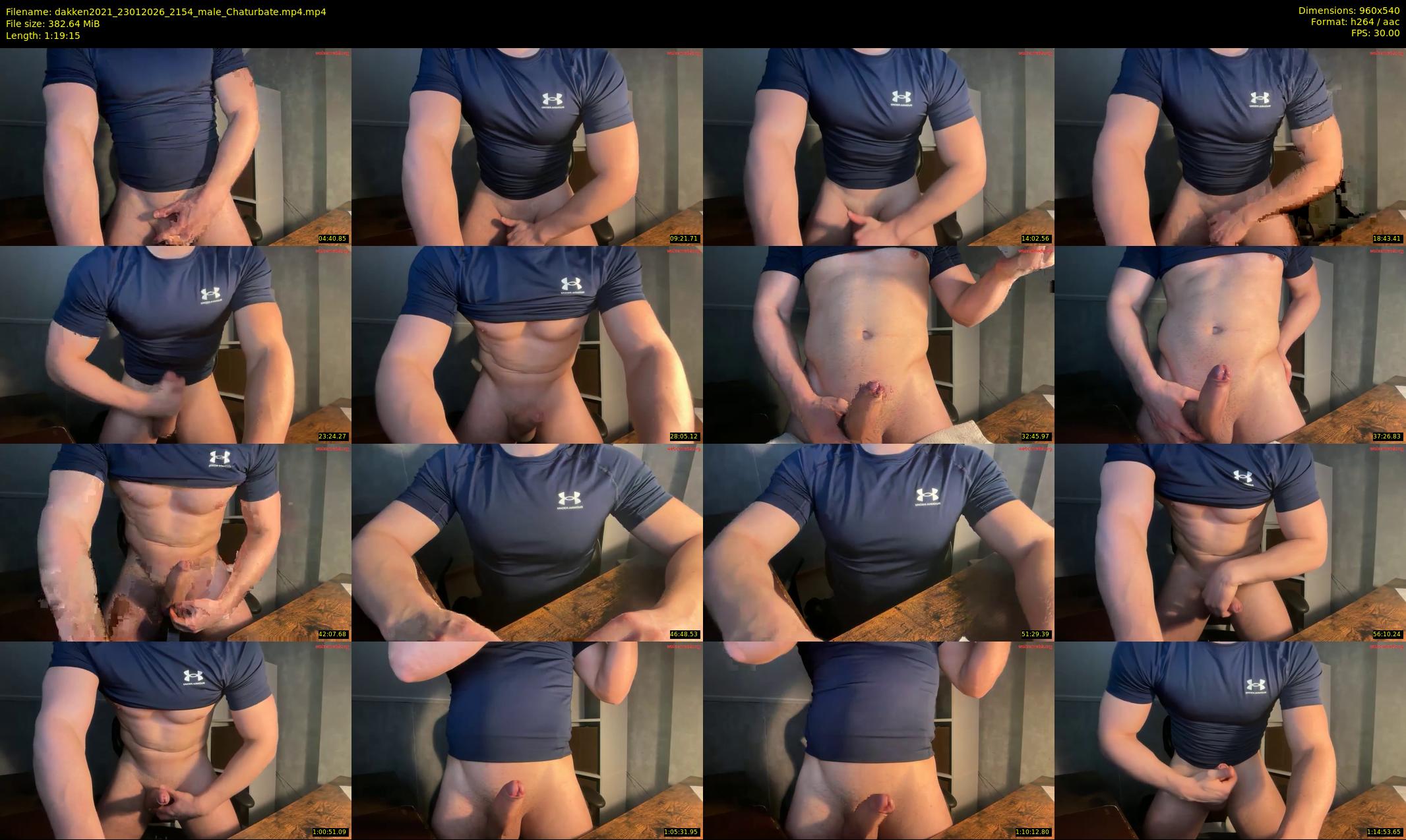 dakken2021 — 80 minute Chaturbate male cam show recording, 480p, Jan 23, 2026