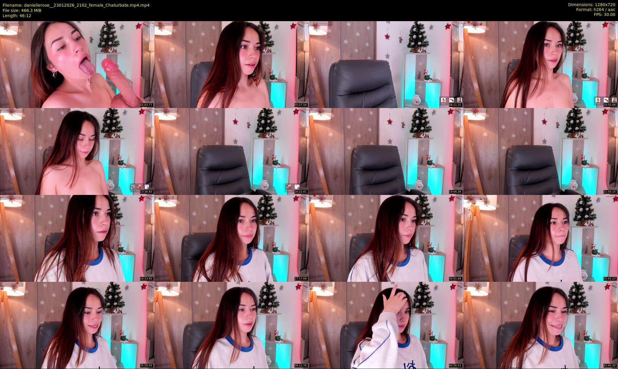 daniellerose_ — 47 minute Chaturbate female cam show recording, 720p, Jan 23, 2026