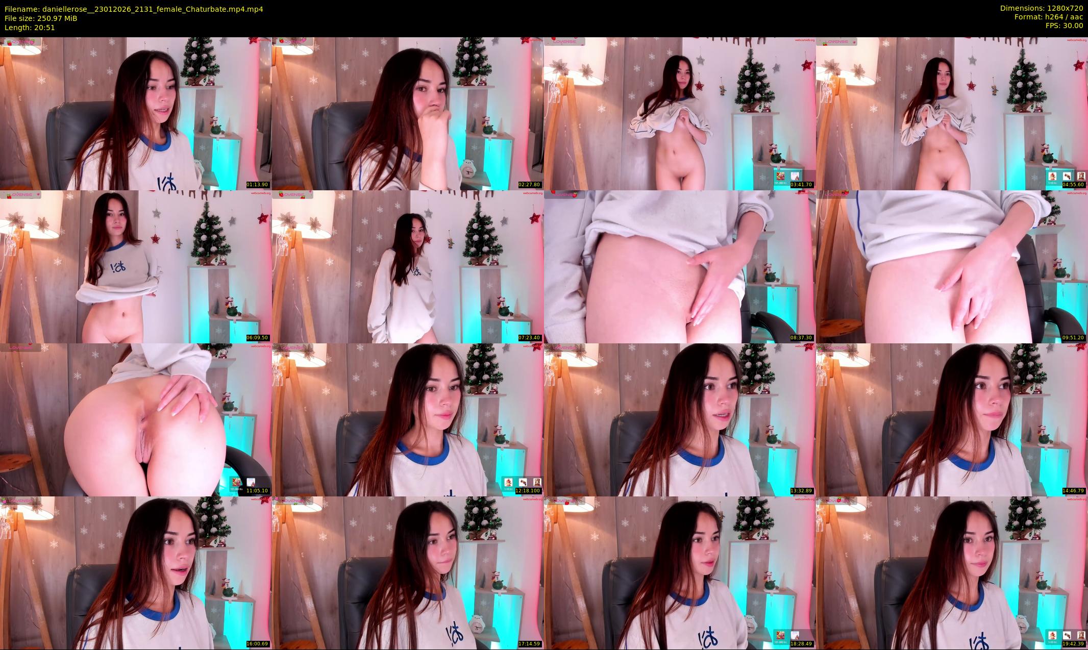 daniellerose_ — 21 minute Chaturbate female cam show recording, 720p, Jan 23, 2026