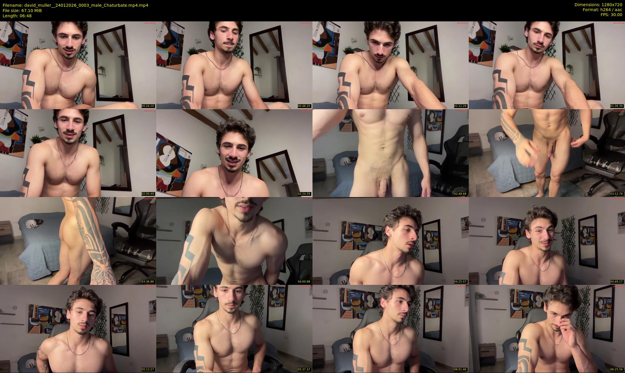 david_muller_ — 7 minute Chaturbate male cam show recording, 720p, Jan 24, 2026