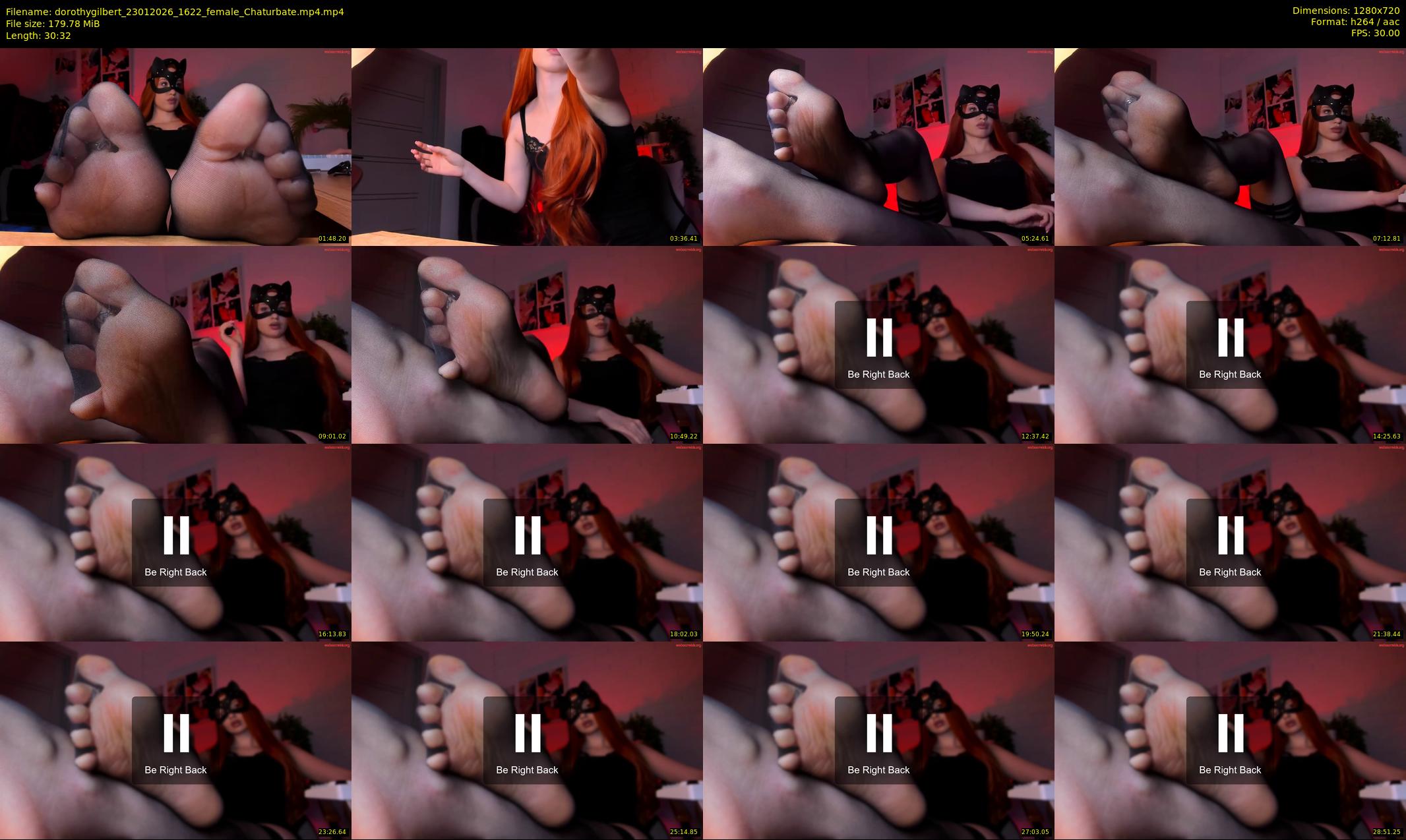 dorothygilbert — 31 minute Chaturbate female cam show recording, 720p, Jan 23, 2026