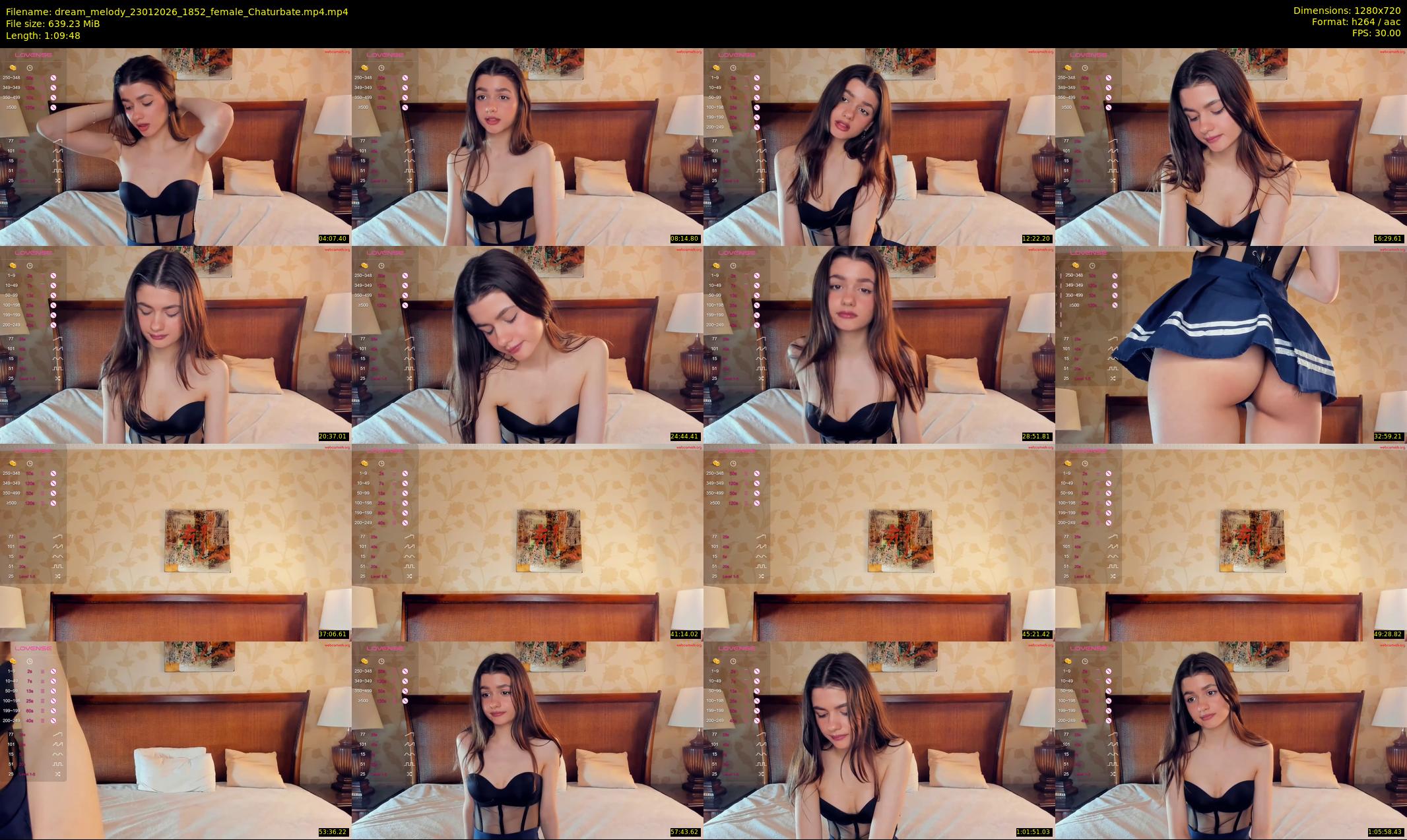 dream_melody — 70 minute Chaturbate female cam show recording, 720p, Jan 23, 2026