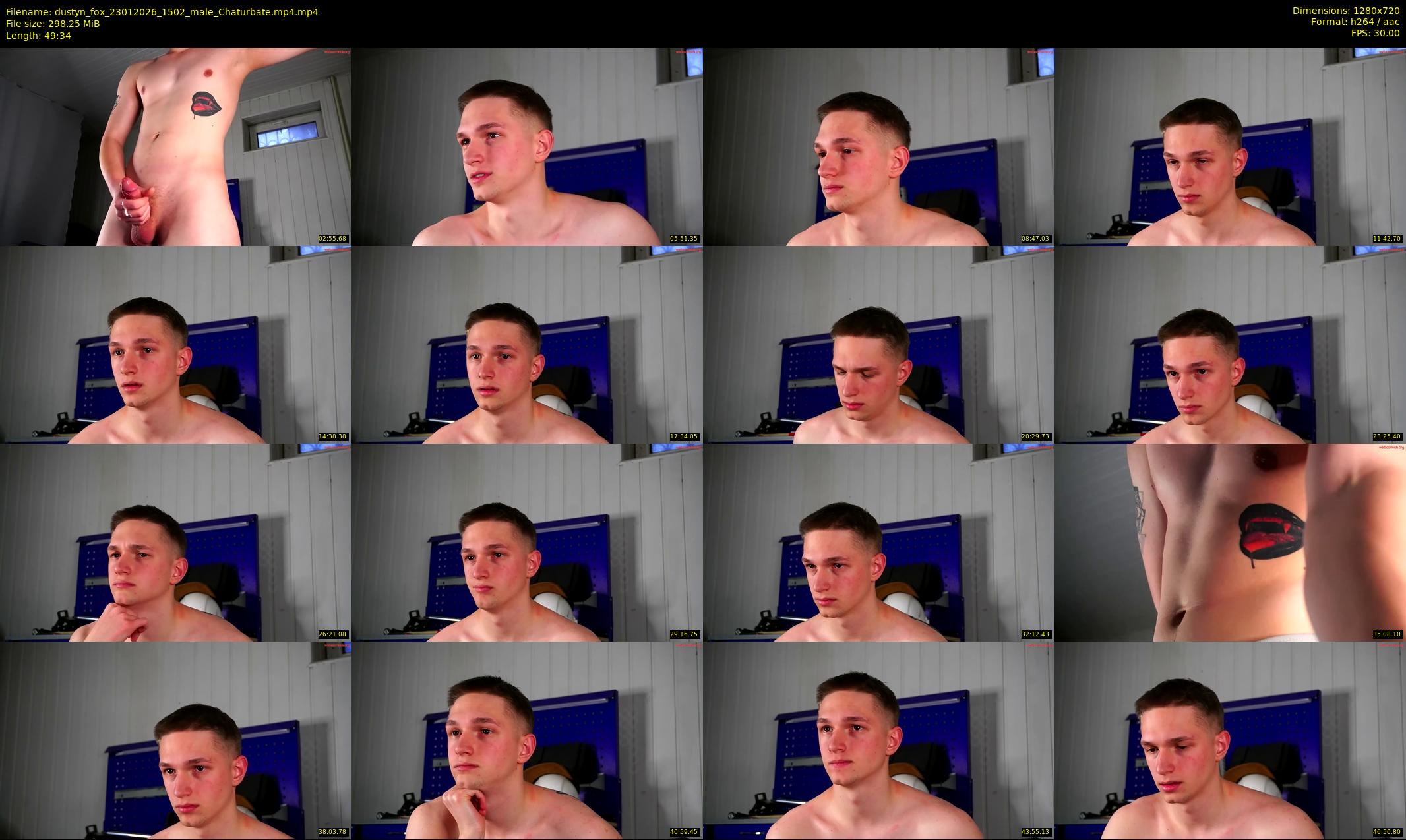 dustyn_fox — 50 minute Chaturbate male cam show recording, 720p, Jan 23, 2026
