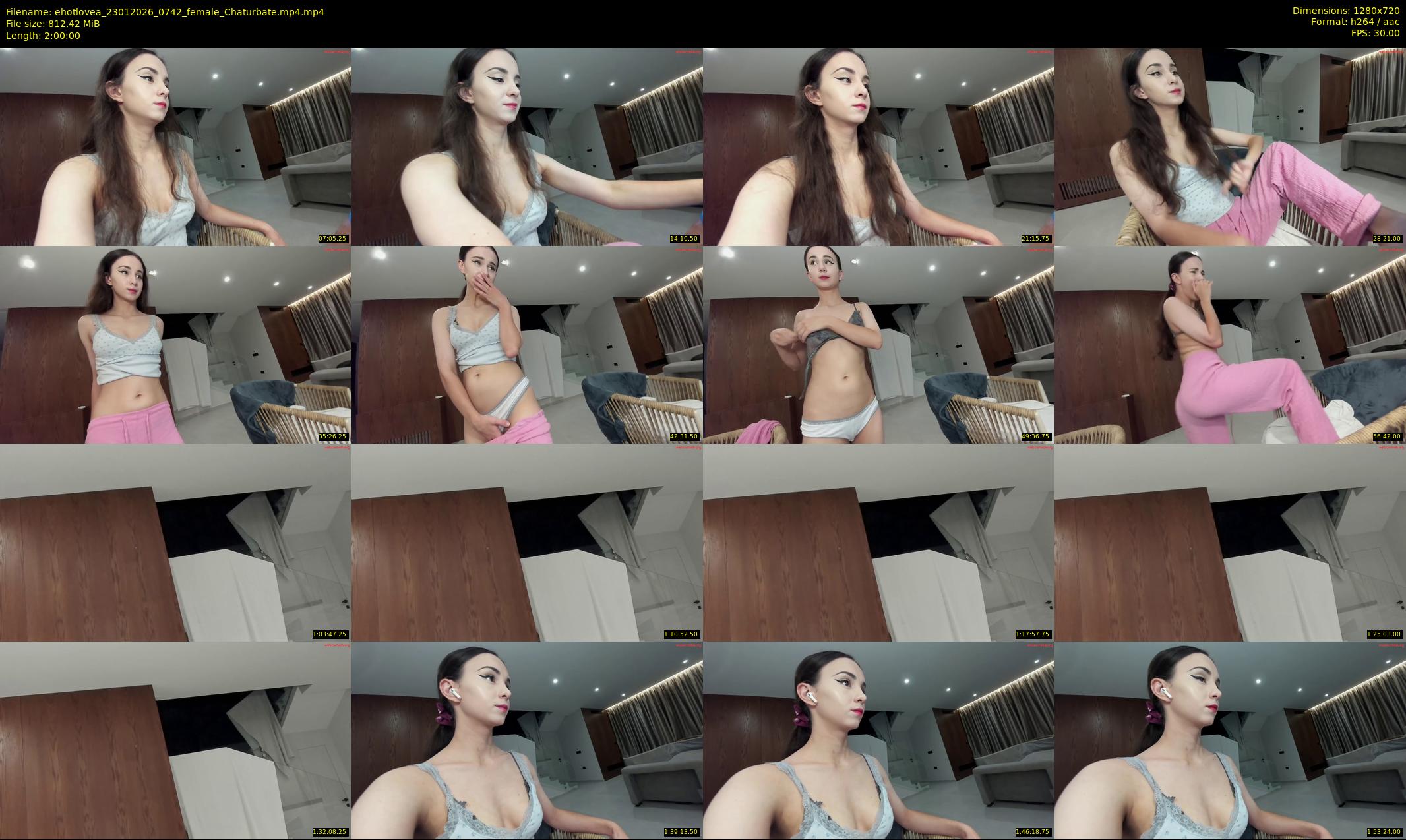 ehotlovea — 120 minute Chaturbate female cam show recording, 720p, Jan 23, 2026
