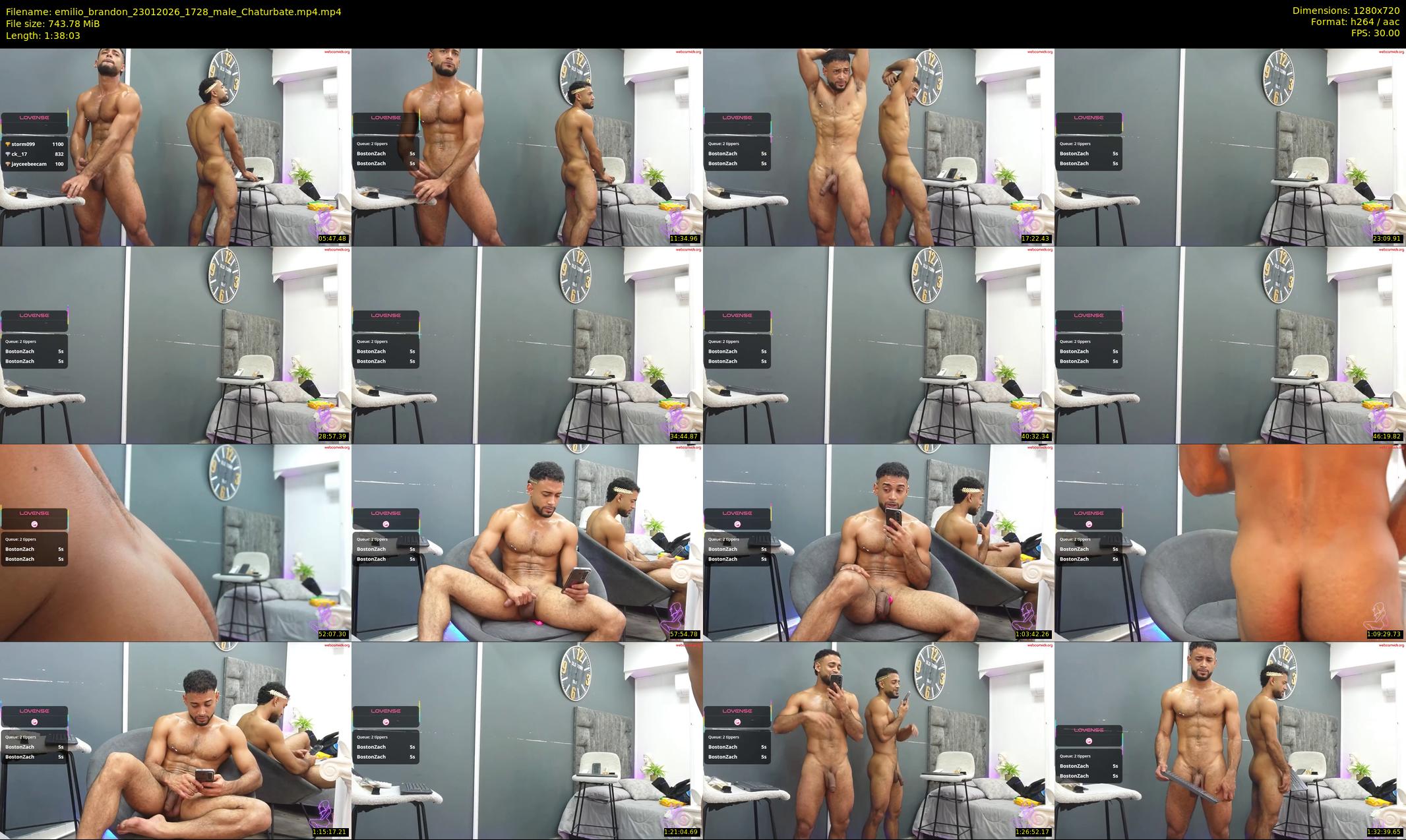 emilio_brandon — 99 minute Chaturbate male cam show recording, 720p, Jan 23, 2026