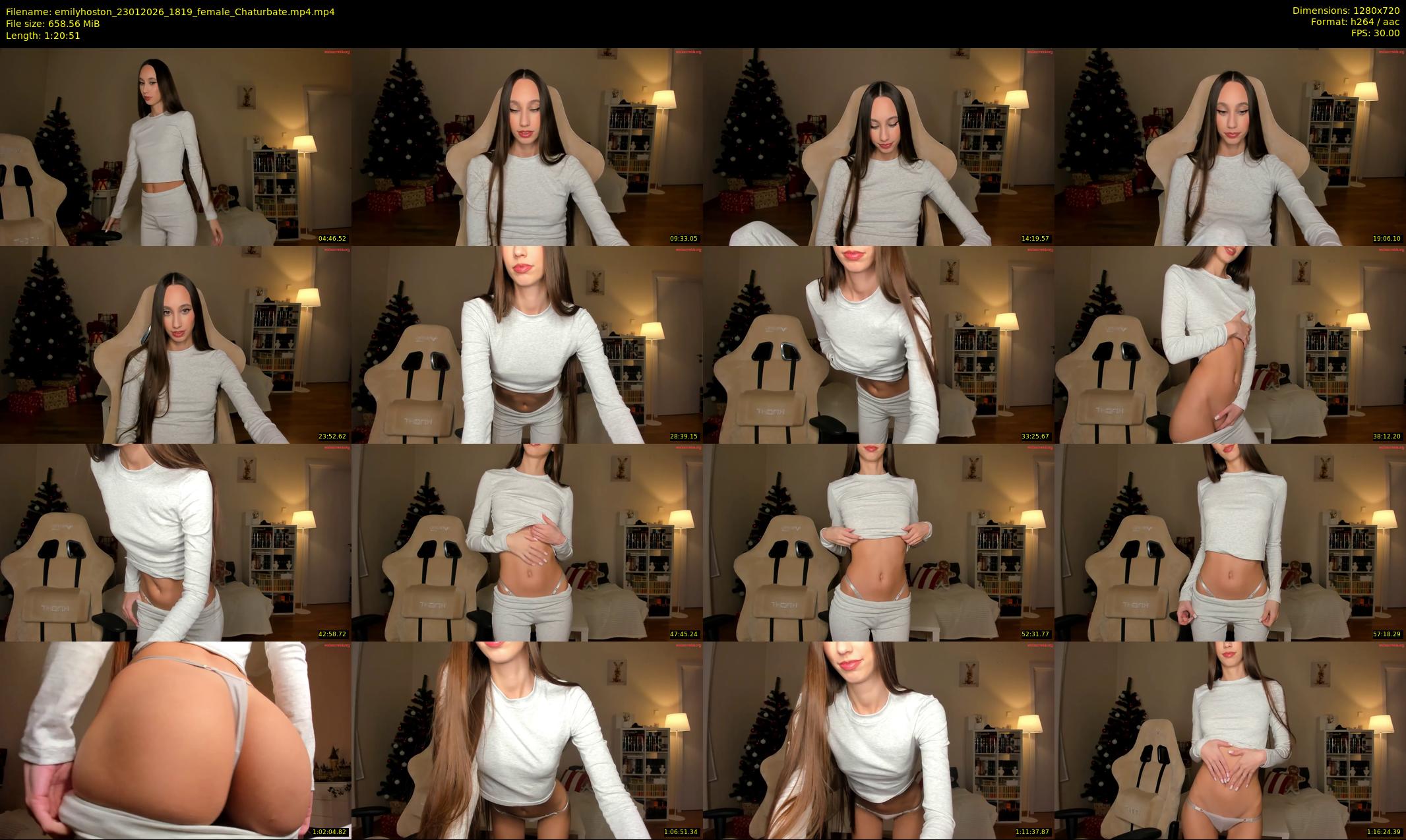 emilyhoston — 81 minute Chaturbate female cam show recording, 720p, Jan 23, 2026